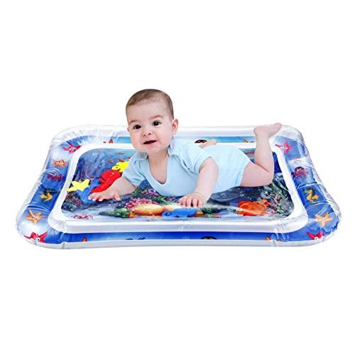 PandaEar Wassermatte Tummy Time Spielmatte PVC 66 cm