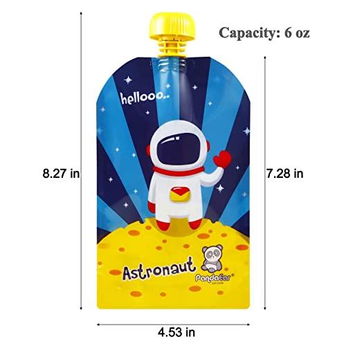 PandaEar Food Pouches Quetschbeutel 180ml 10er Astronaut
