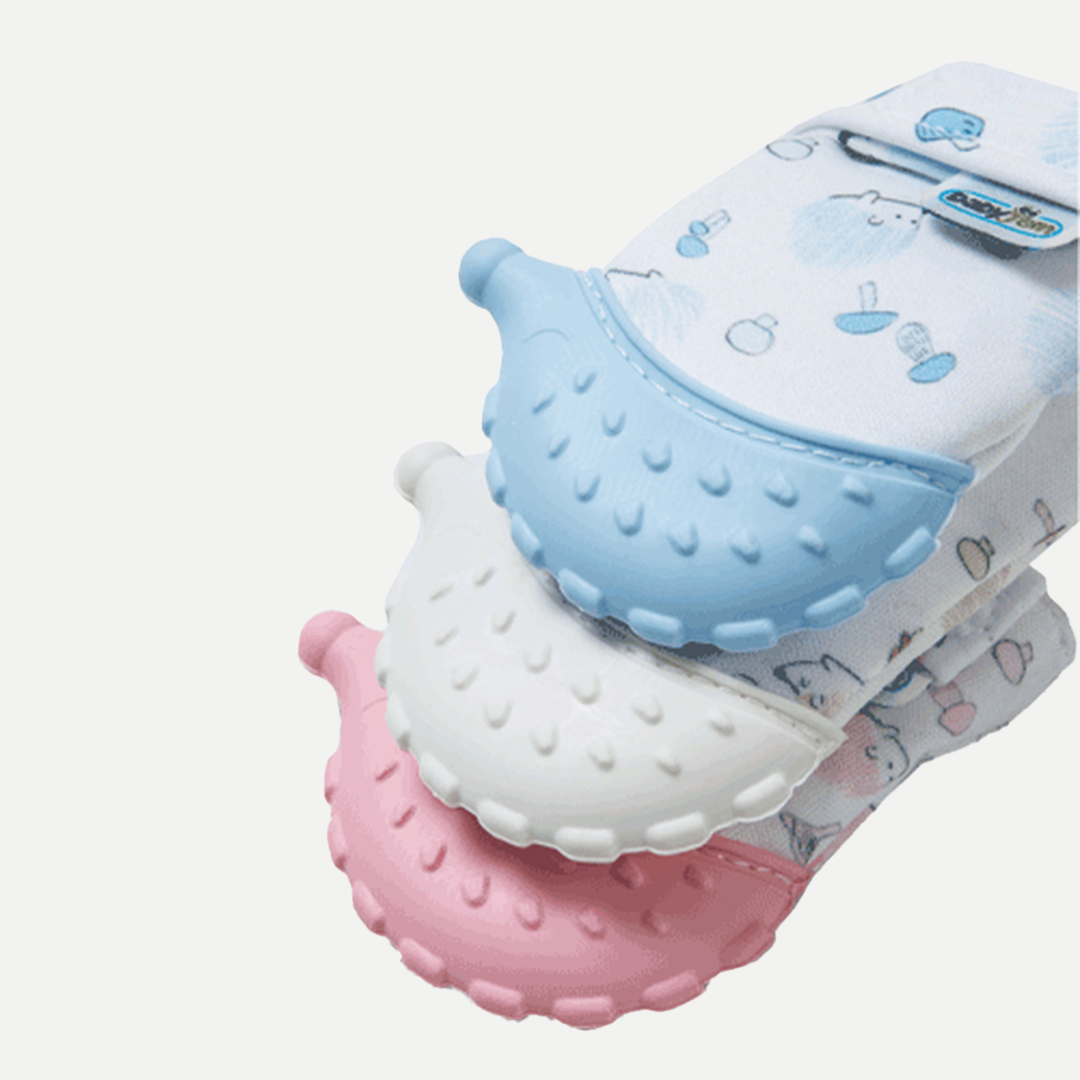 BabyJem Oyuncak Beißhandschuh Igel Zahnungshilfe Stoff