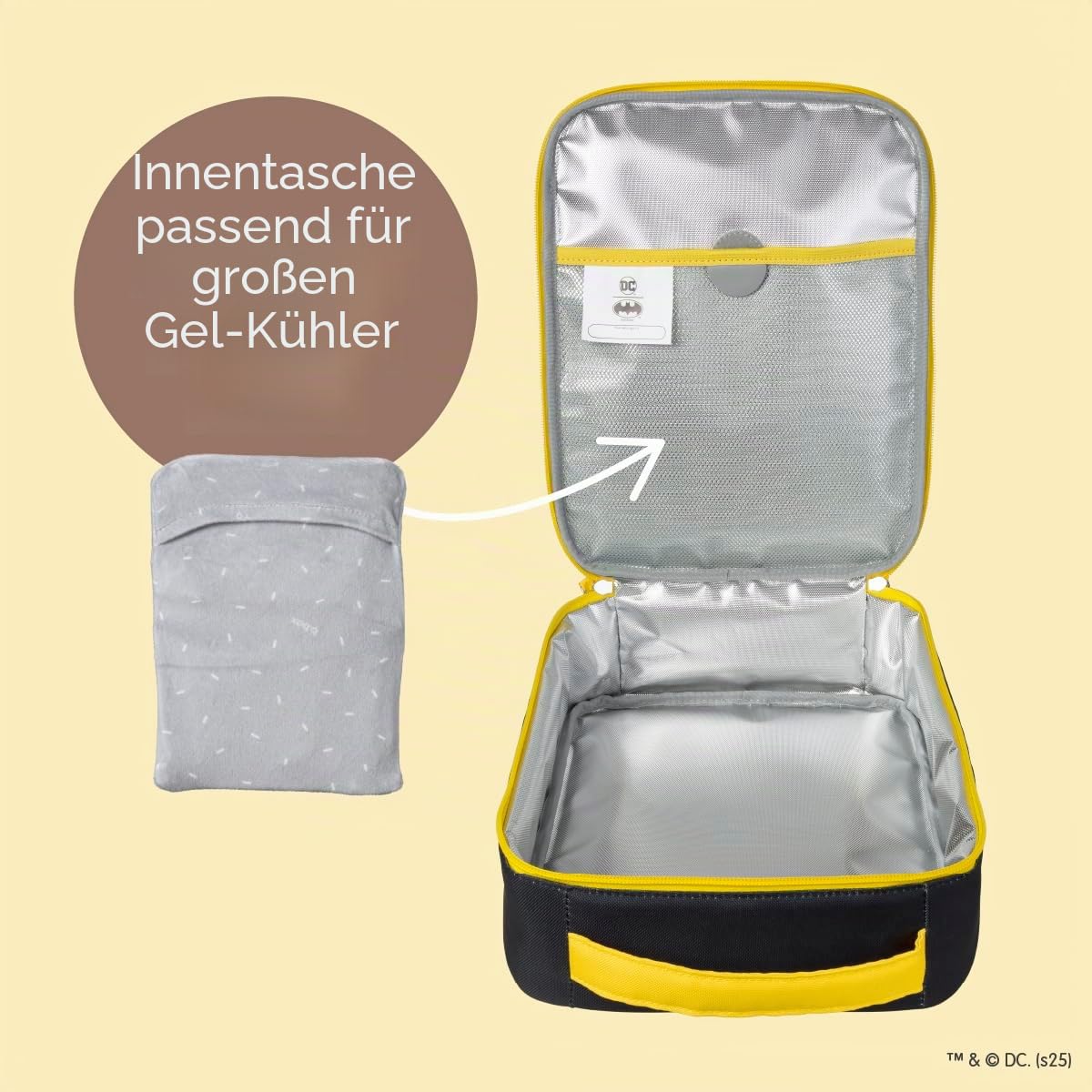 b.box Batman Lunchbag Isolierte Lunchtasche für Kinder