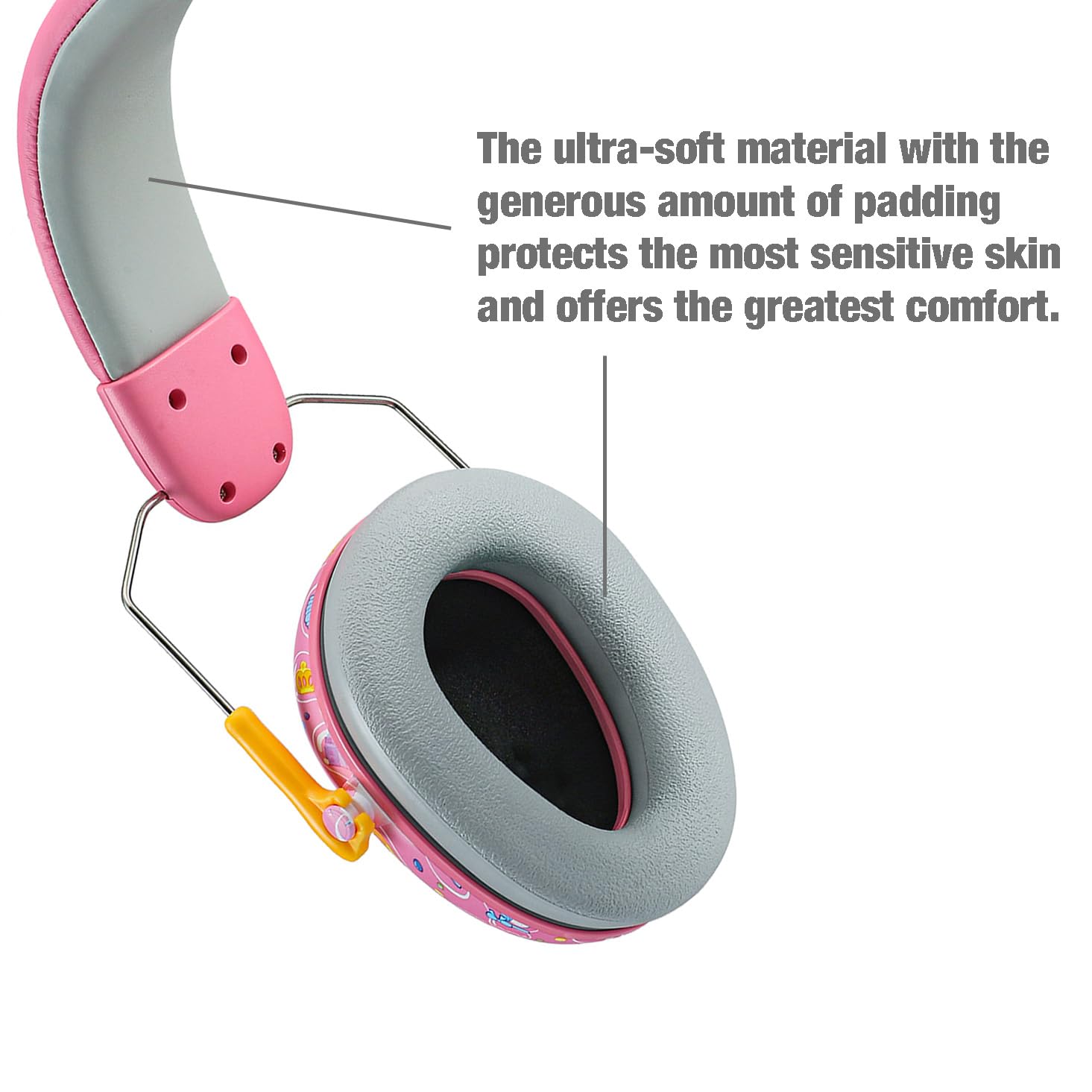 PandaEar Safety Gehörschutz Kinder Pink 28 dB NRR