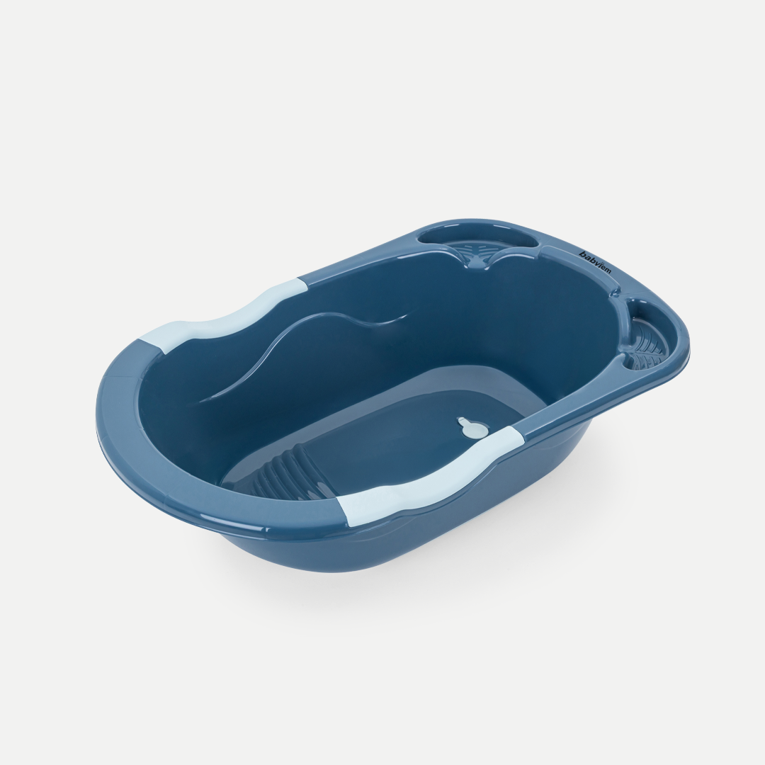 BabyJem Banyo Baby Badewanne mit Ablauf 0-18 Monate