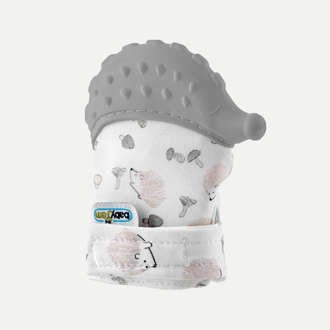 BabyJem Oyuncak Beißhandschuh Igel Zahnungshilfe Stoff