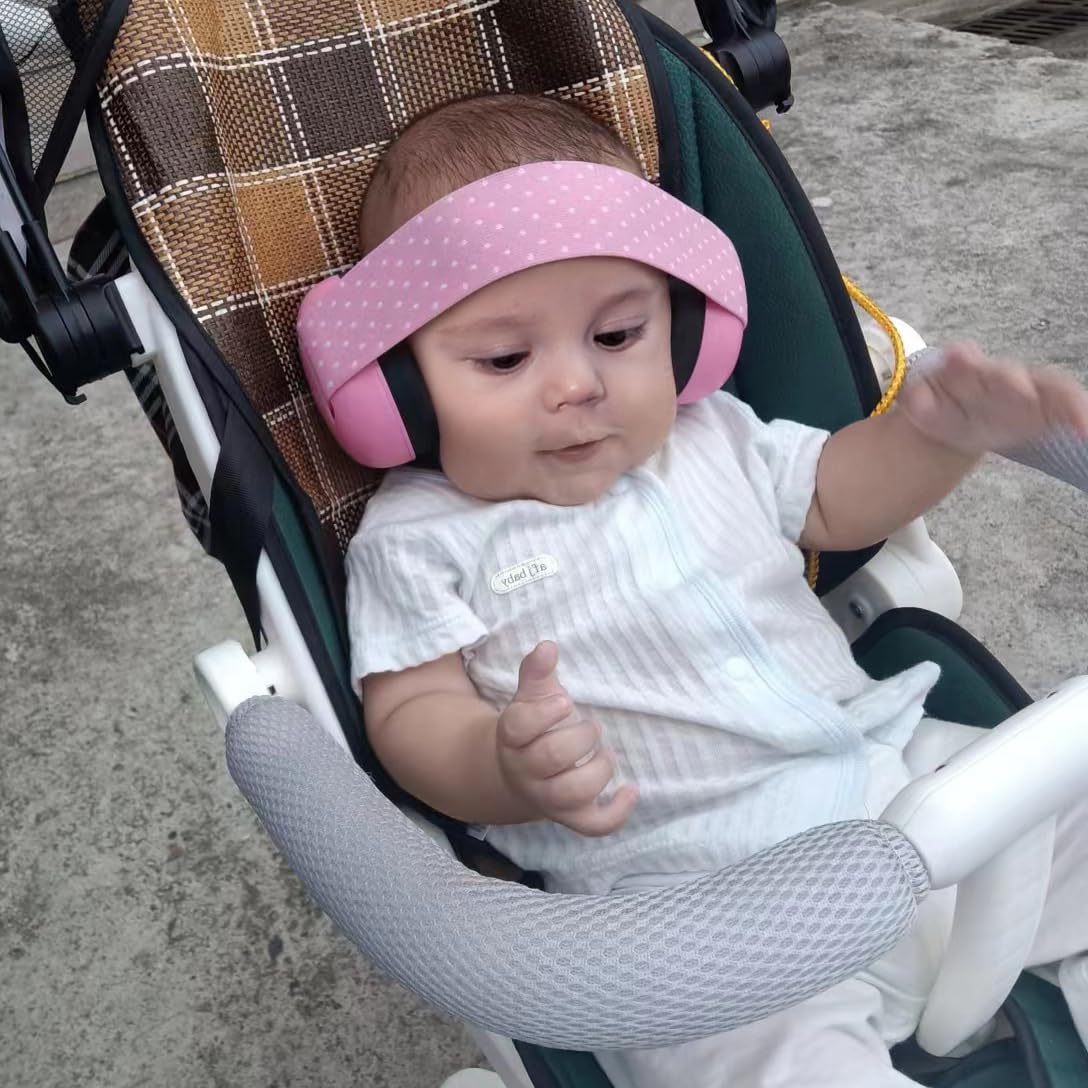 PandaEar Safety Noise Cancelling Kopfhörer Baby pink