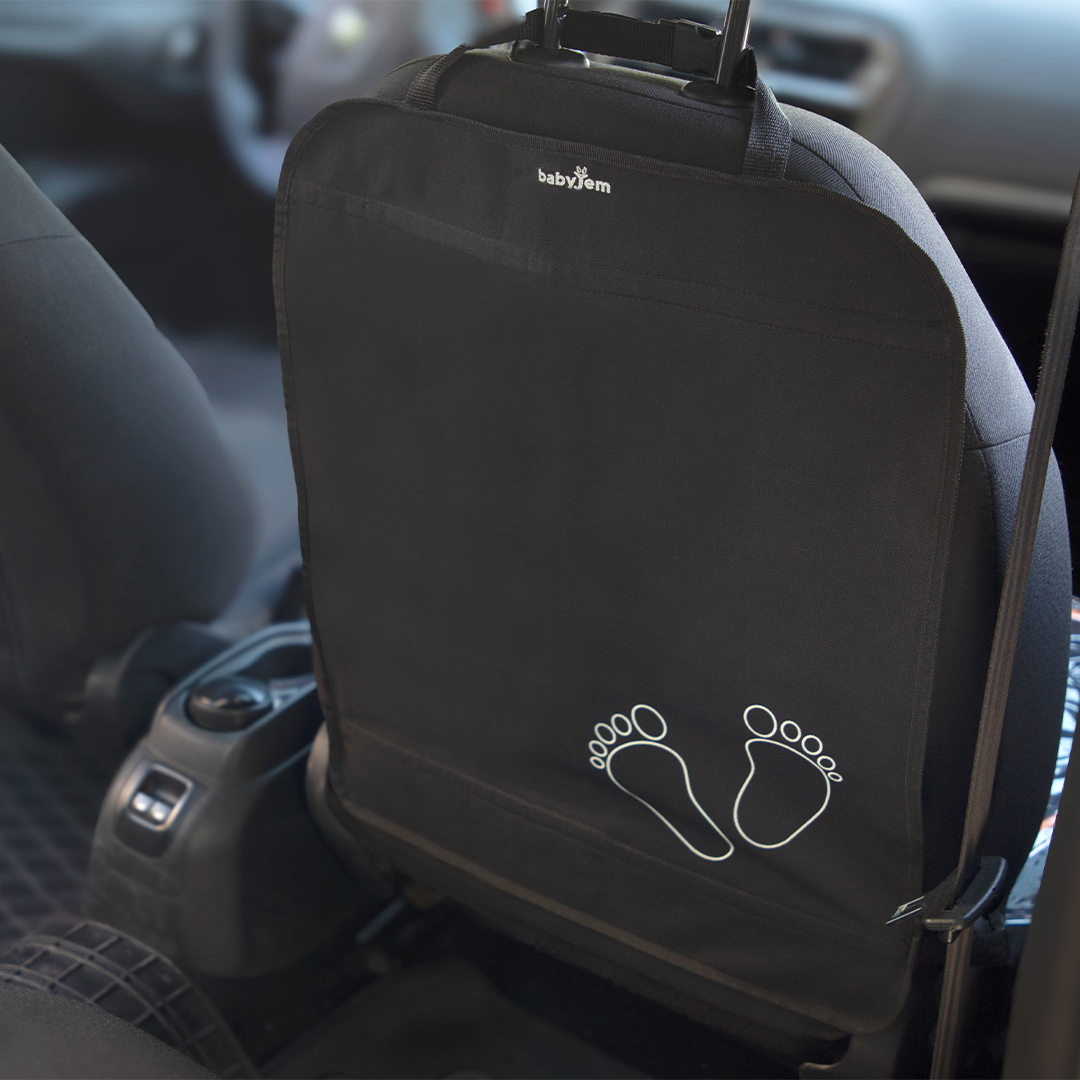 BabyJem Seyahat Sitzschutz Auto Rückenlehne Motiv