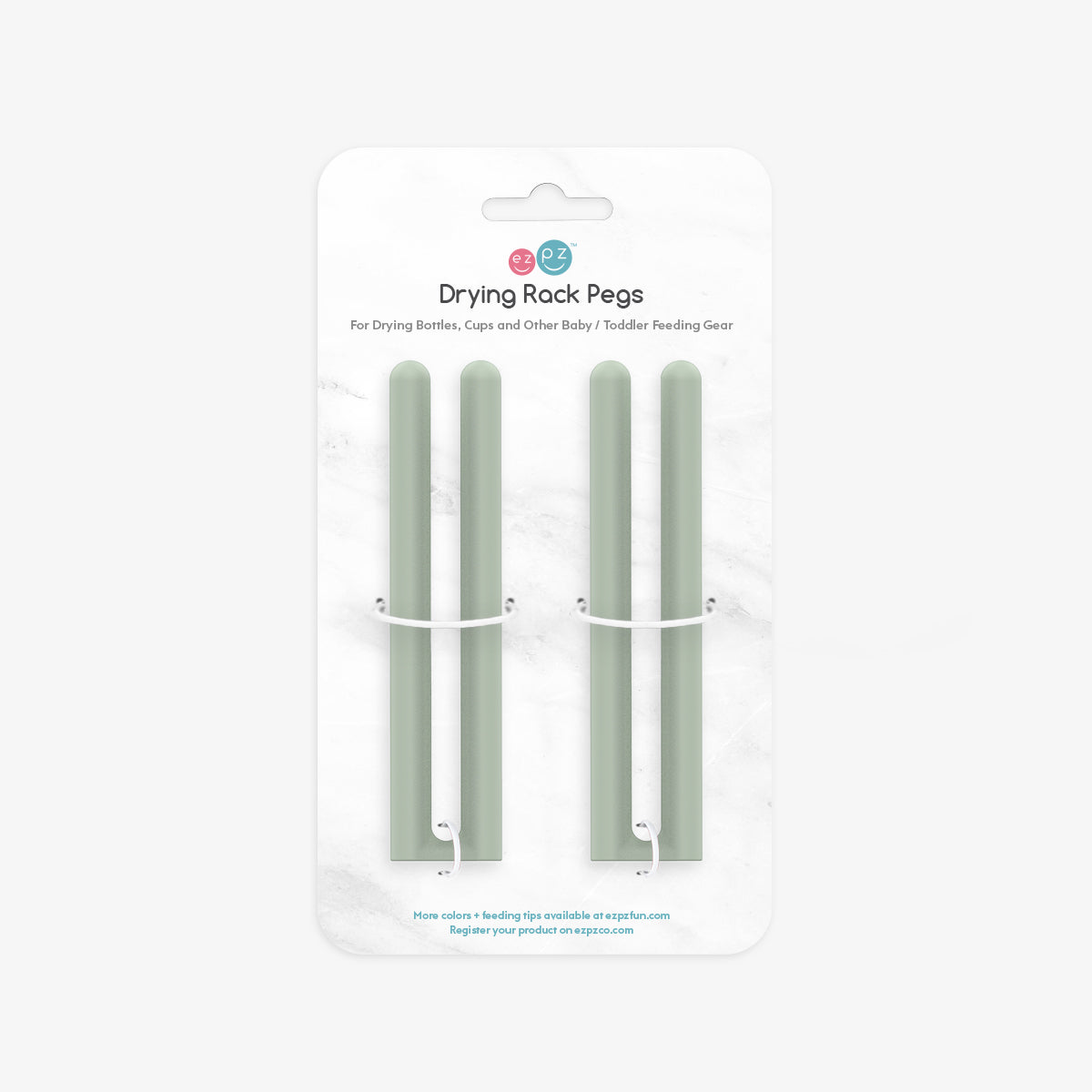 ezpz Cleaning Drying Rack Pegs Stifte Grau Ersatz