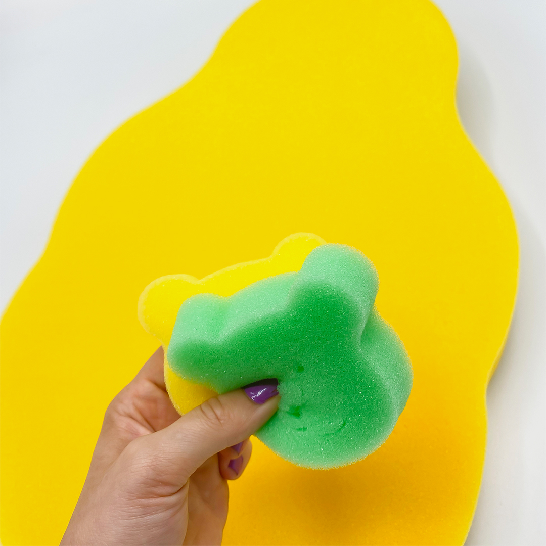 BabyJem Banyo Badeschwamm Baby Wannen-Einlage