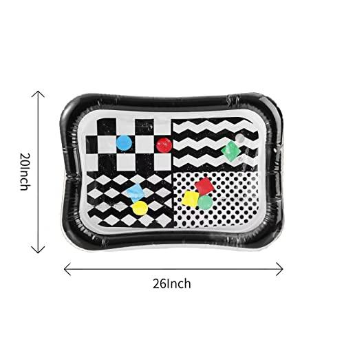 PandaEar Wassermatte Tummy Time Spielmatte PVC 66 cm