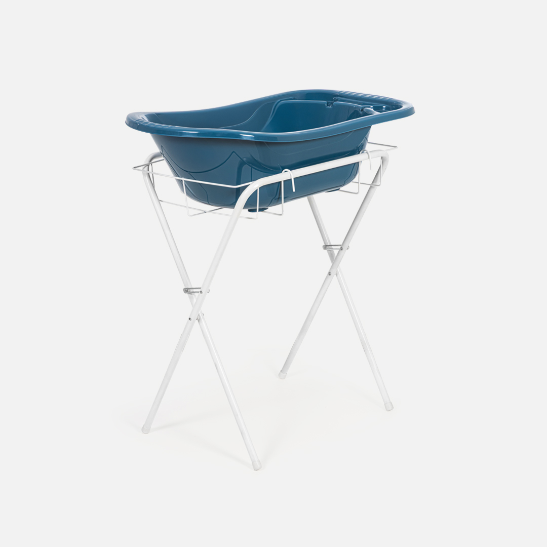 BabyJem Banyo Badewannenständer faltbar mit Korb universal