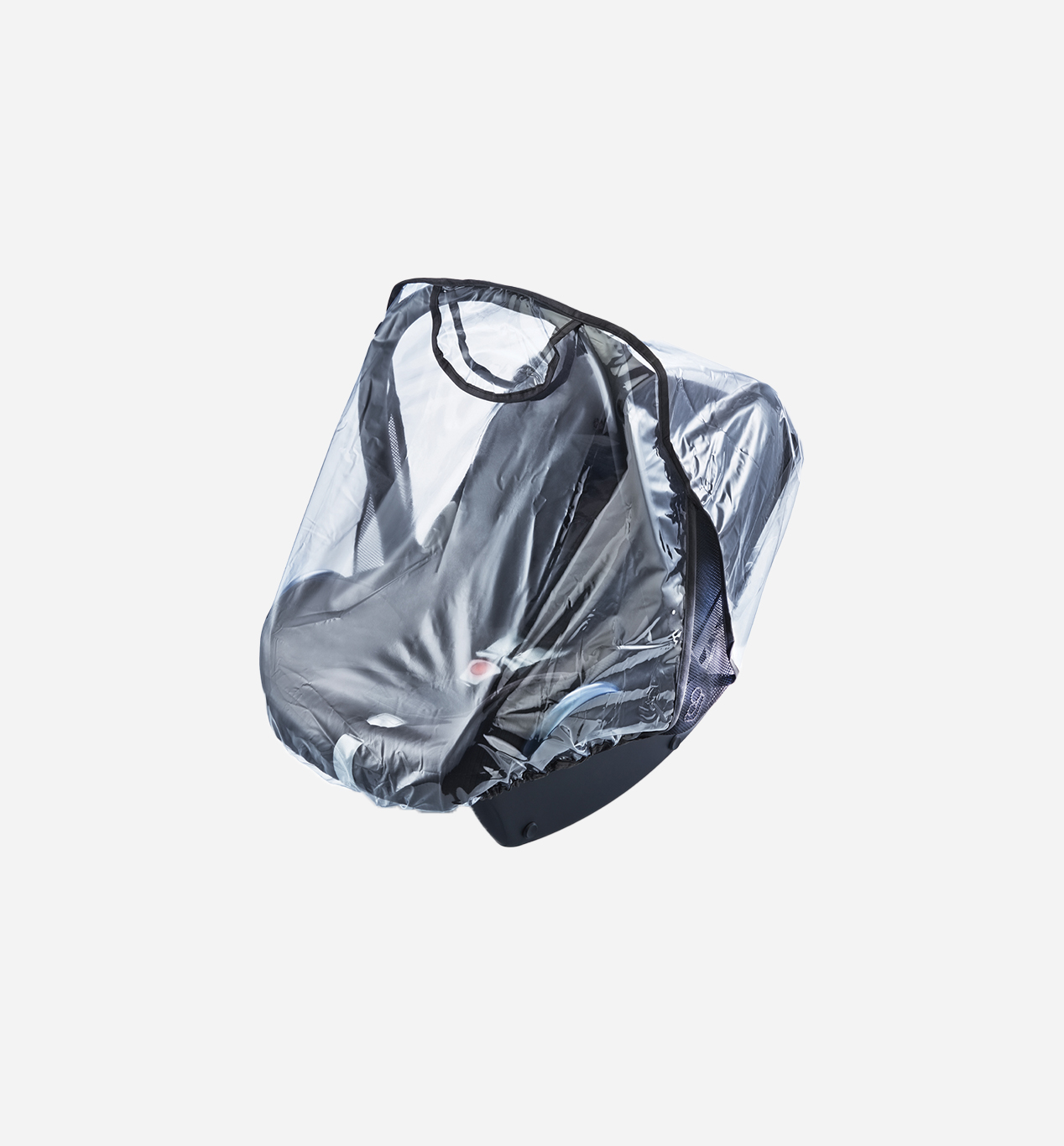 BabyJem Seyahat Regenverdeck Babyschale PVC transparent
