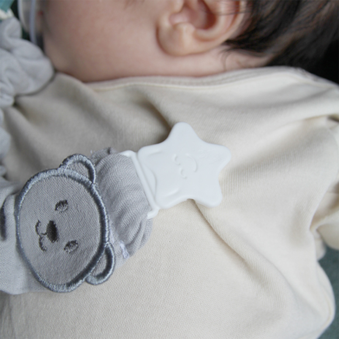 BabyJem Beslenme Schnullerband Baumwolle Musselin