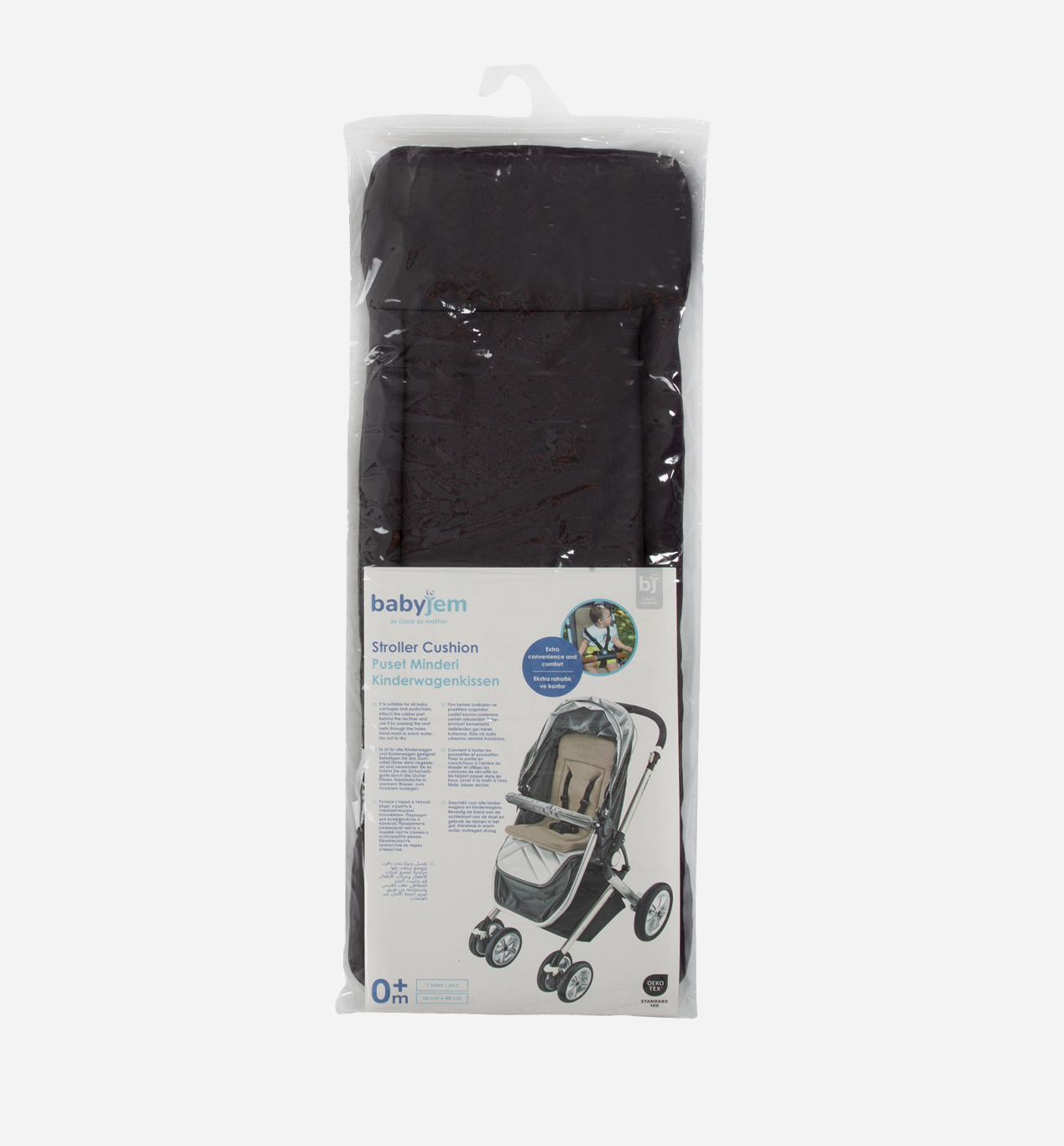 BabyJem Seyahat Kinderwagenauflage Baumwolle uni