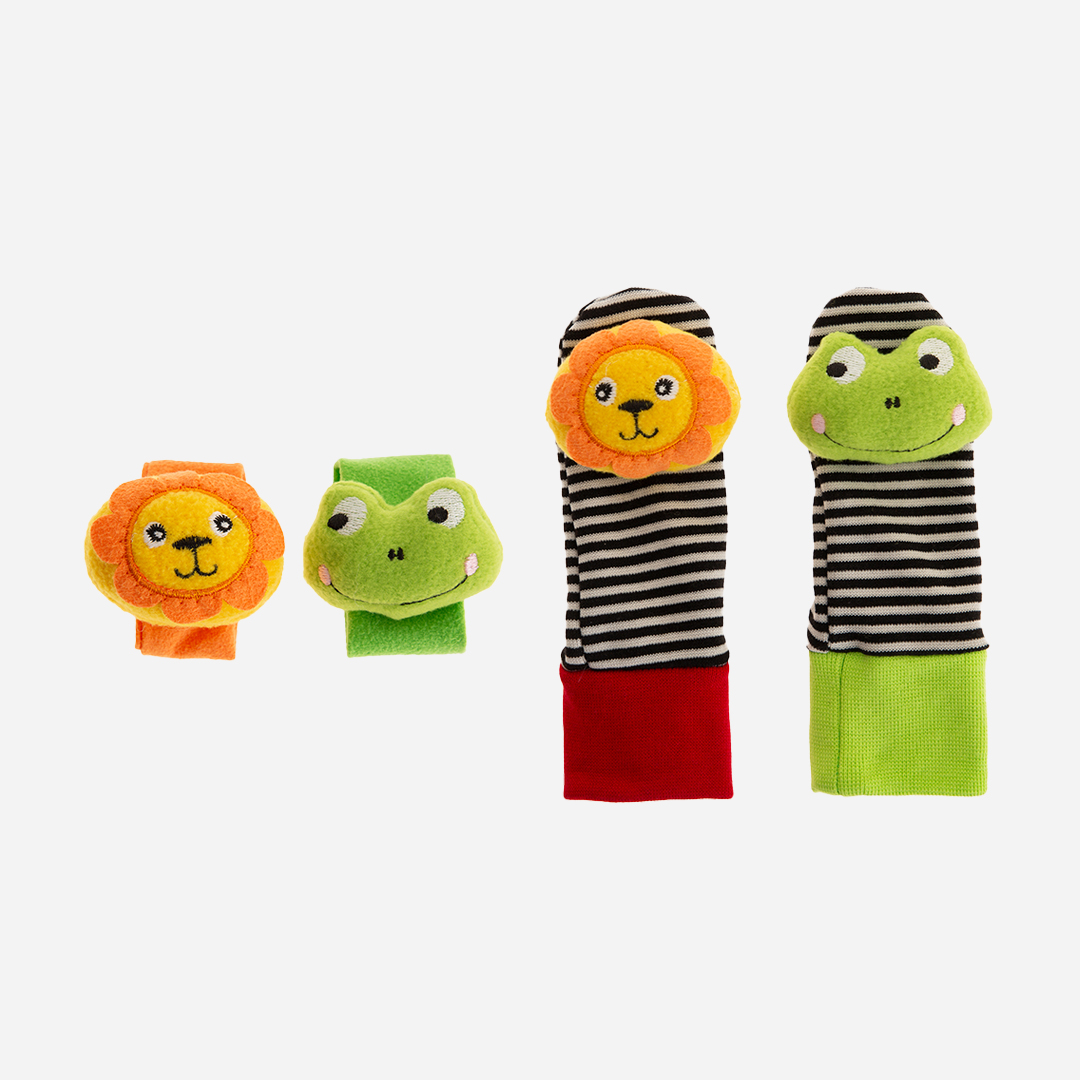BabyJem Oyuncak Rasselsocken Armband bunt