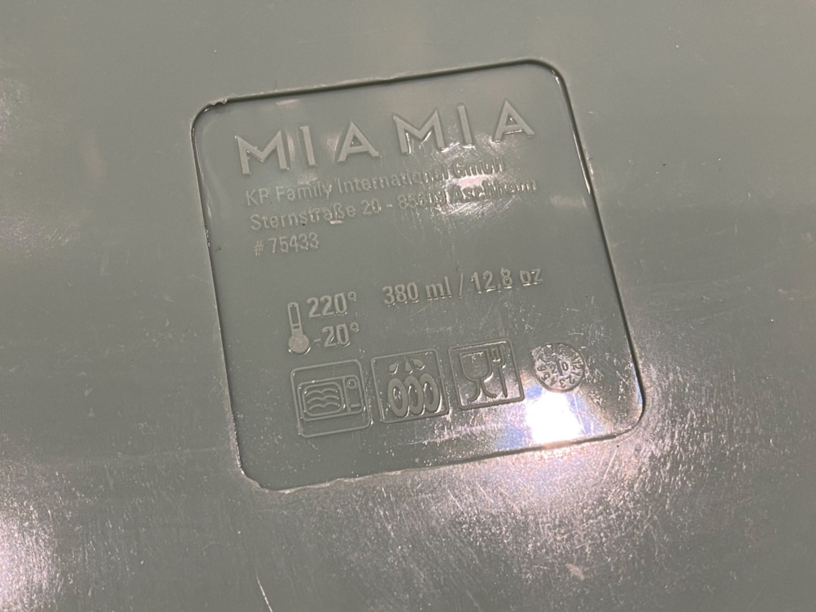 MiaMia Kindergeschirr Teller 3 Fächer Rose Silikon