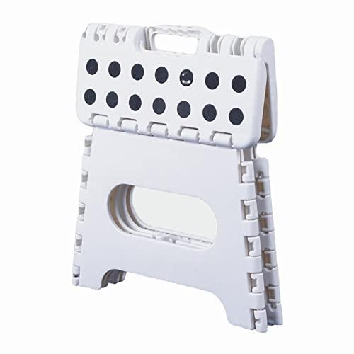 PandaEar Tritthocker faltbar Weiß 19cm rutschfest
