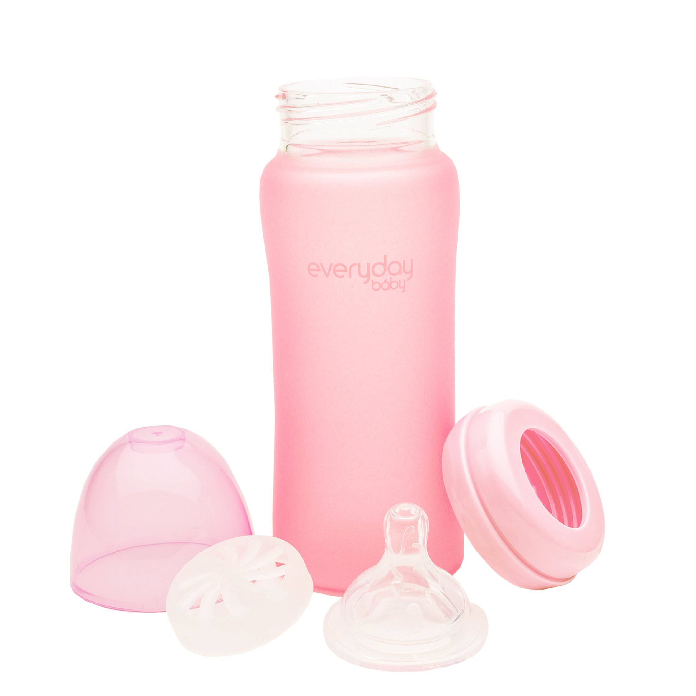 everyday baby Glass Bottles Glasflasche 300 ml Mint Green Silikon