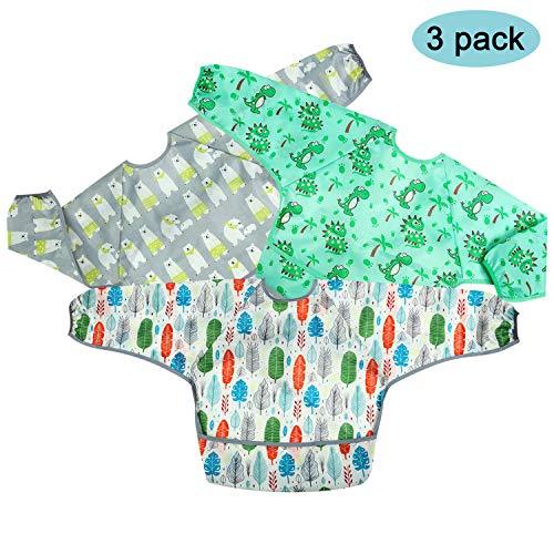 PandaEar Bibs Ärmellätzchen 3er Pack 12-48 Monate