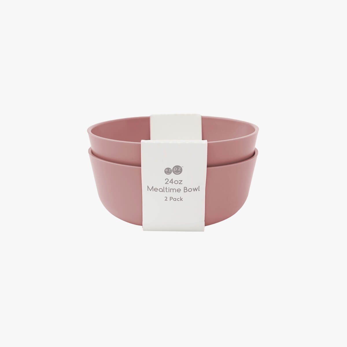 ezpz Basics Collection Mealtime Bowl Schüssel 2er Pack 24oz Blush