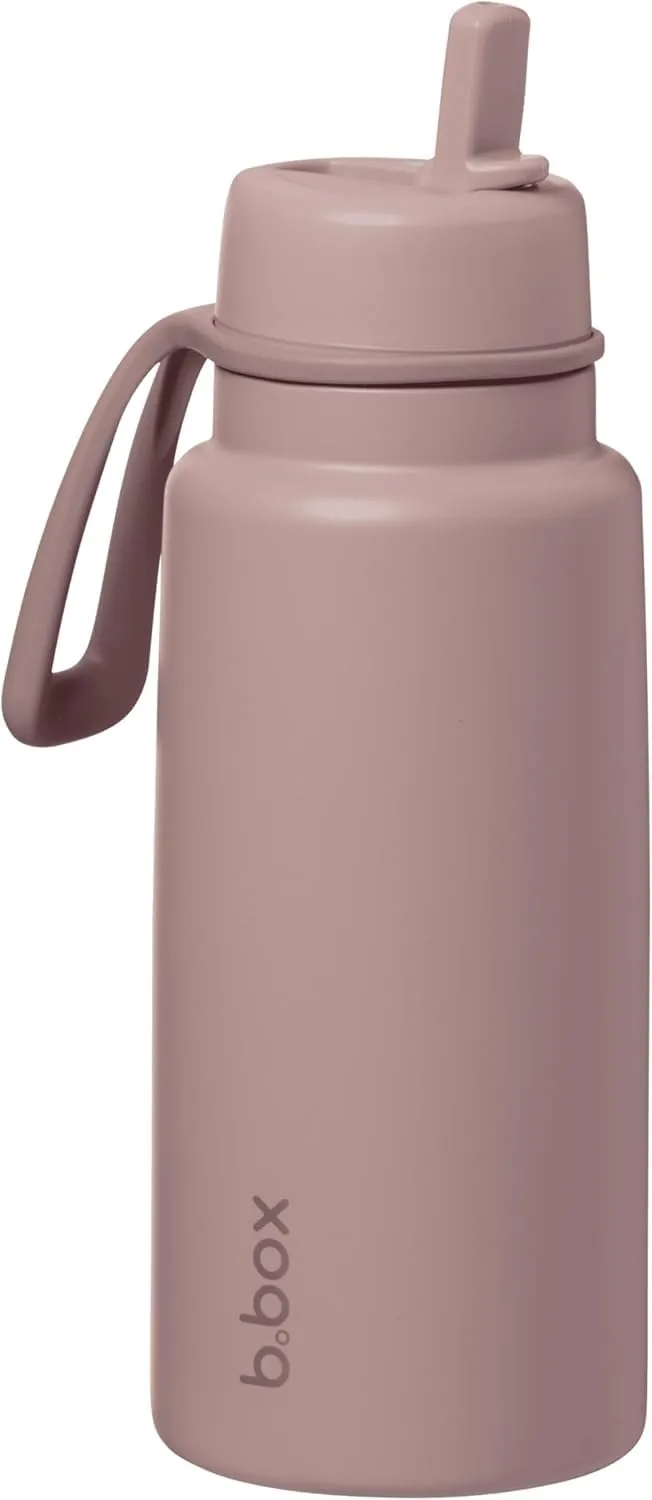 b.box Insulated Flip Top Bottle Trinkflasche 1L Rose Edelstahl