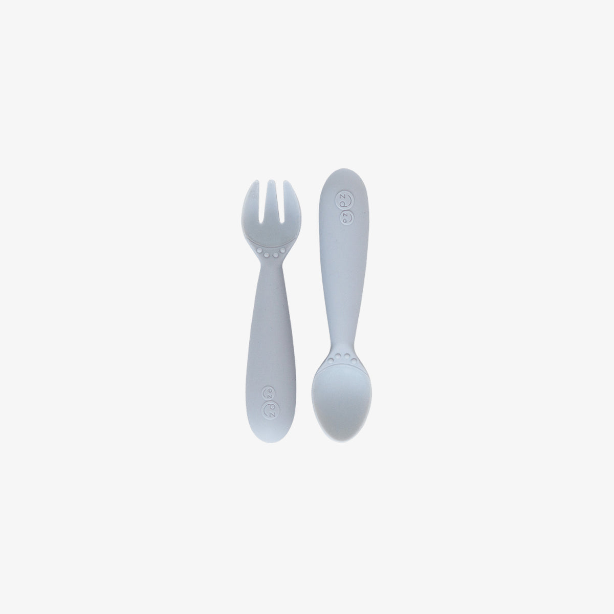 ezpz Mini Collection Mini Utensils Besteck Pewter Silikon