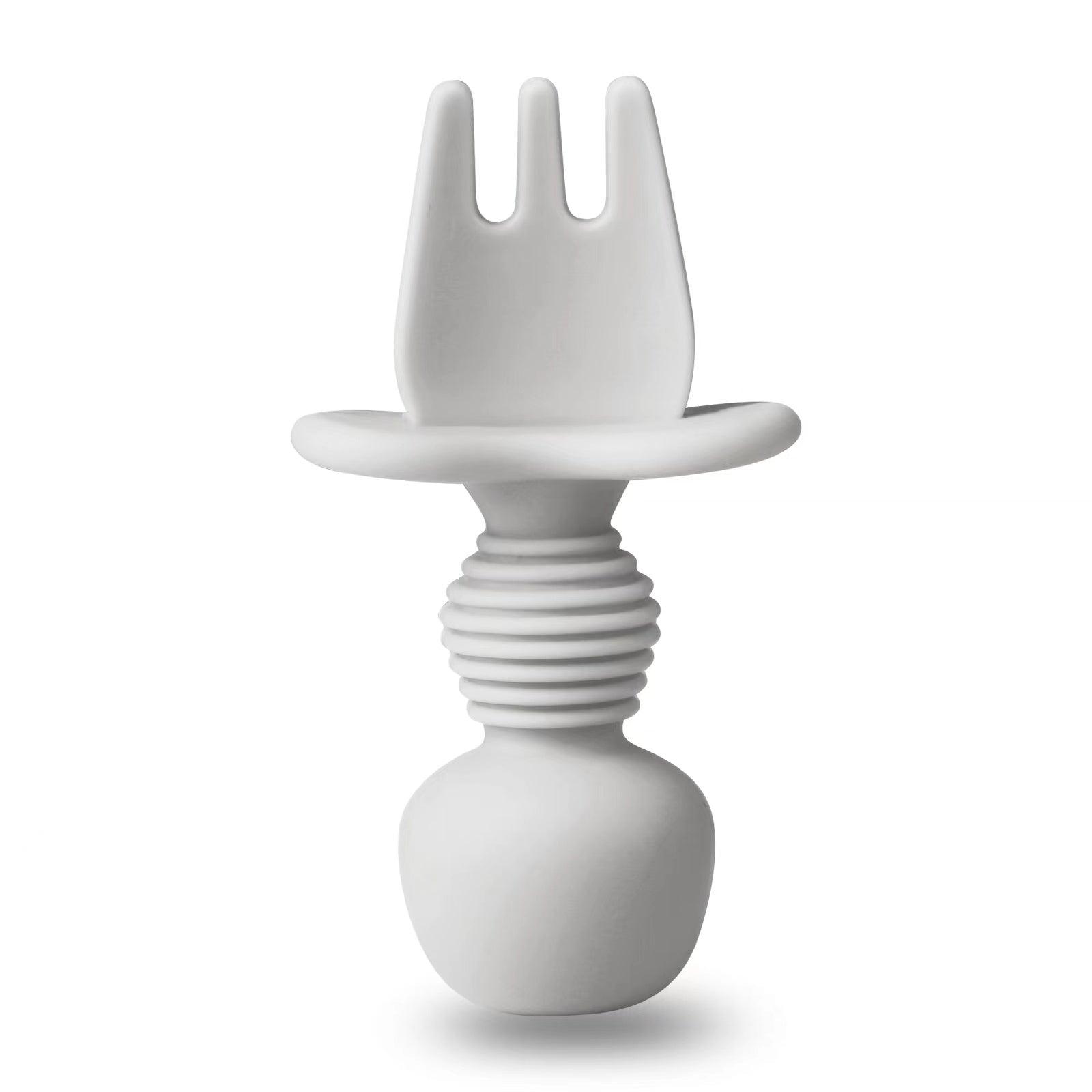 PandaEar Utensils BLW Löffel Gabel Silikon 6er-Set