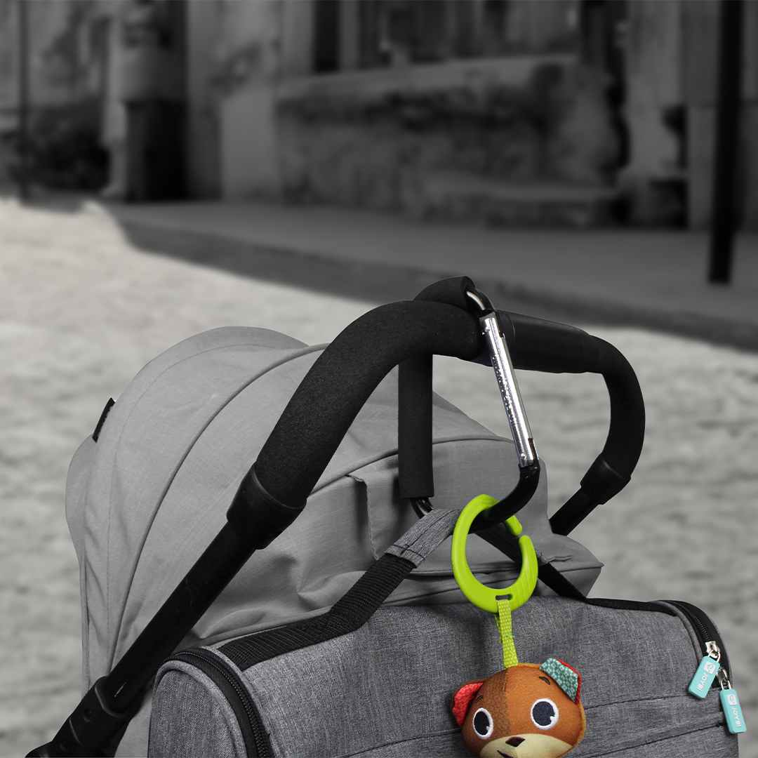 BabyJem Seyahat Kinderwagen Haken XL Aluminium Clip