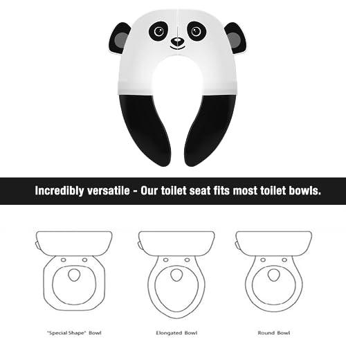 PandaEar Potty Training Toilettensitz faltbar Panda