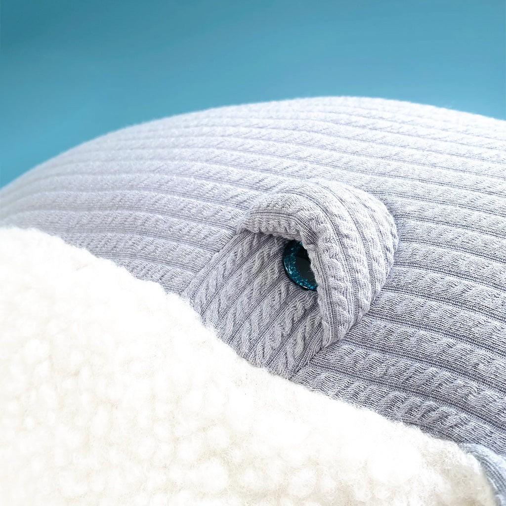 Les Petits Citrons Le Jeu Marlène Kuscheltier Wal Blau 62cm
