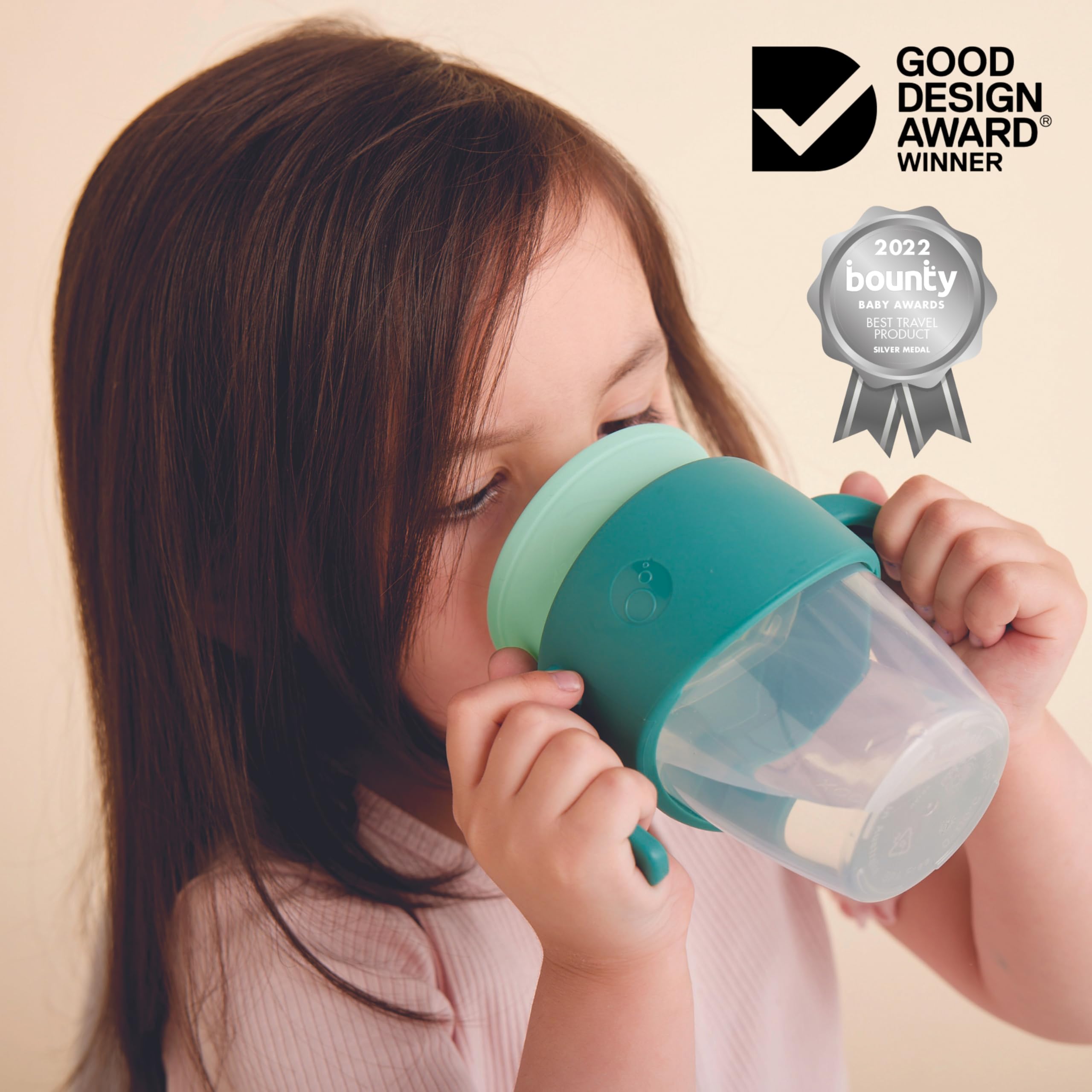 b.box Training Cup 360 Becher Silikon Ocean Breeze 250ml
