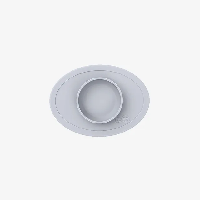 ezpz Tiny Collection Tiny Bowl Saugschüssel Pewter Silikon