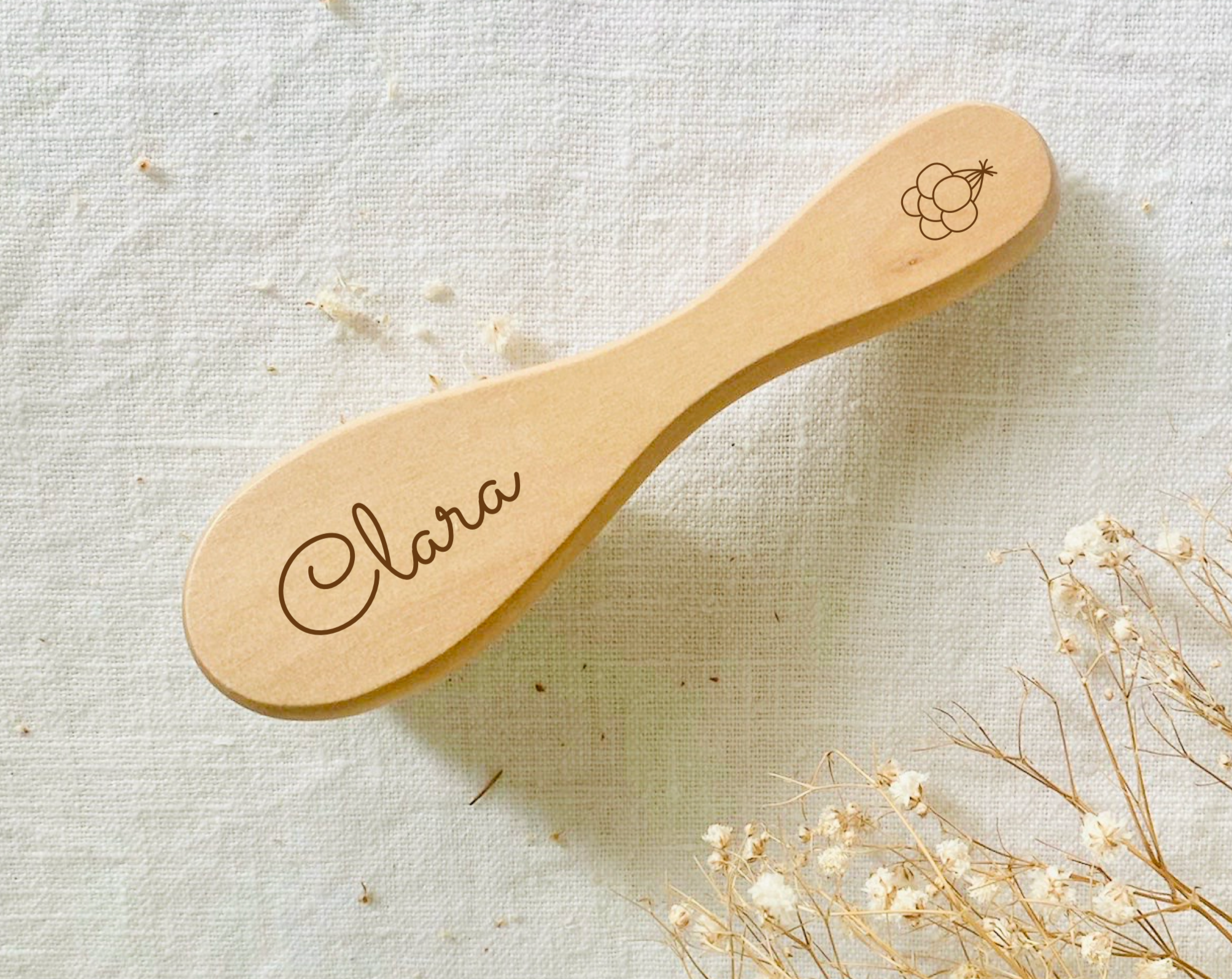 Les Petits Citrons La Chambre Hugo Bürste Holz personalisiert