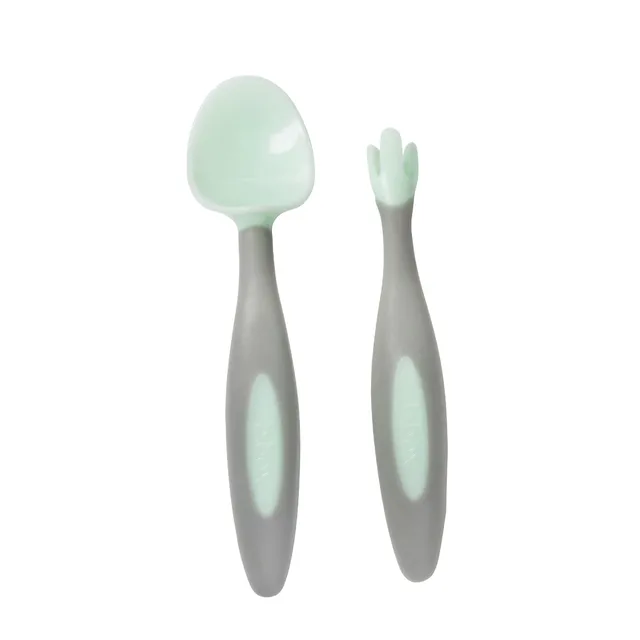 b.box Toddler Cutlery Set Kinderbesteck Pistazie mit Etui