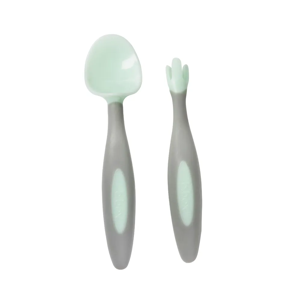 b.box Toddler Cutlery Set Kinderbesteck Pistazie mit Etui