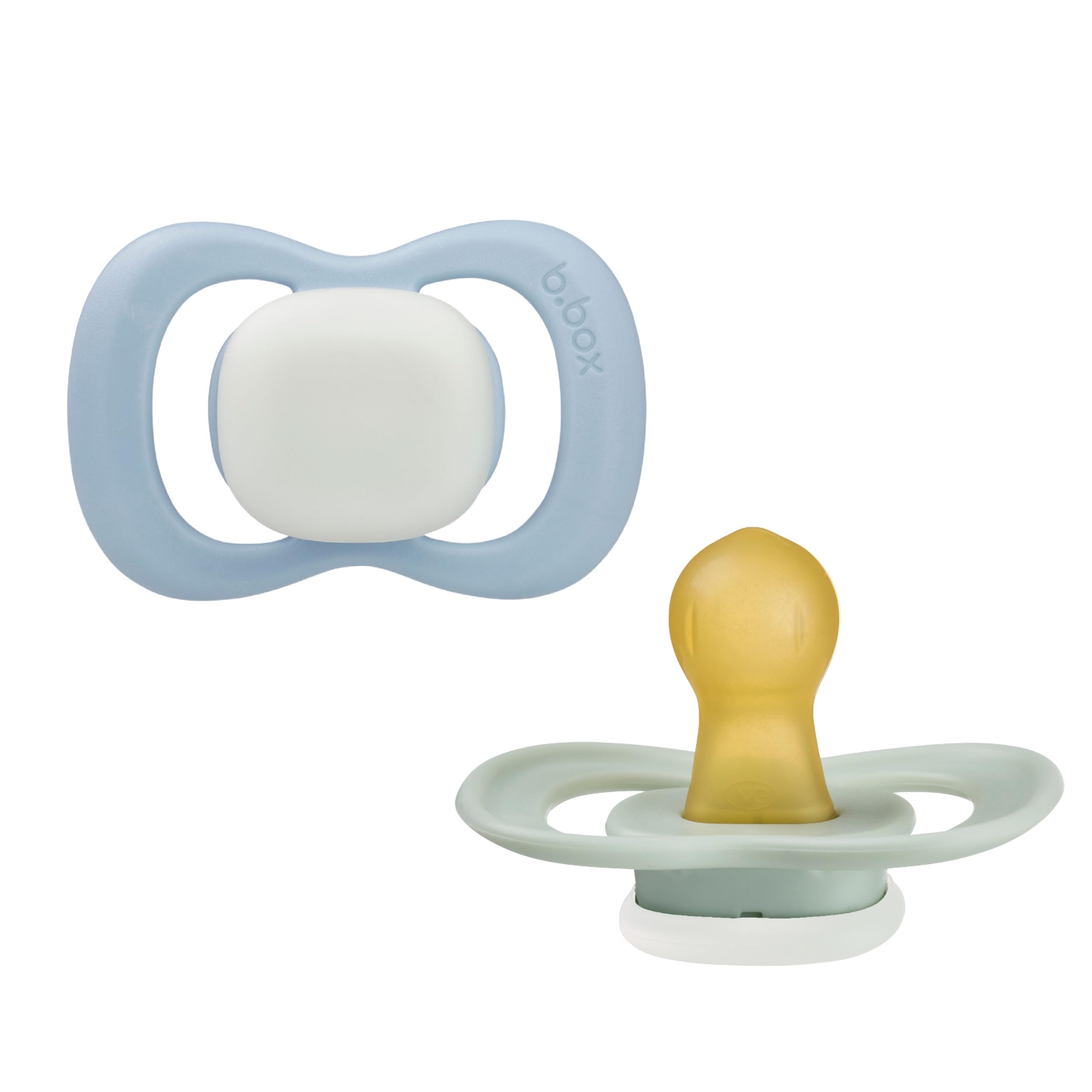 b.box Schnuller Größe 1 Latex 2er Pack Nacht Kirsche 0-6
