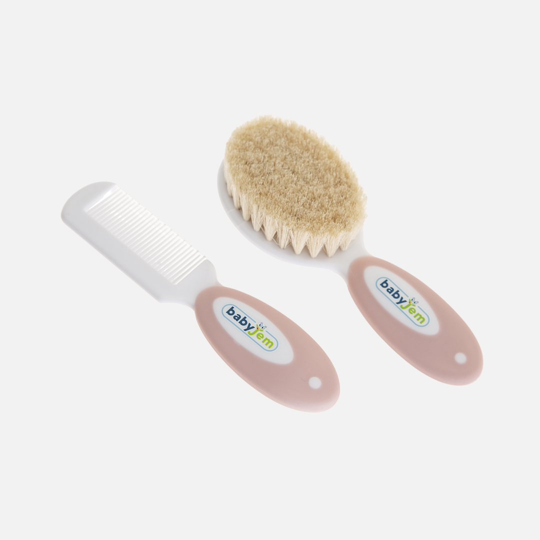 BabyJem Banyo Bürsten-Set Naturhaar 2-teilig