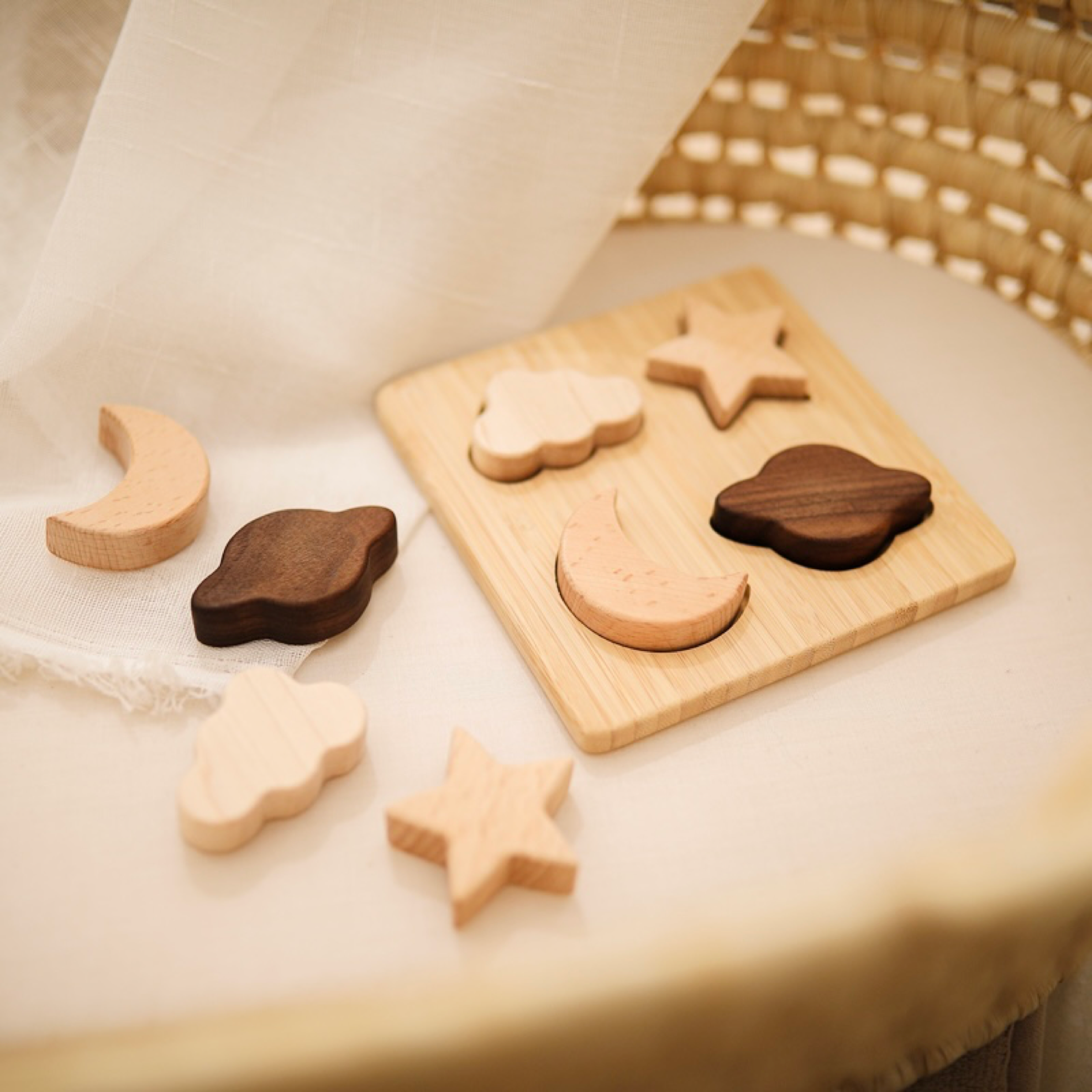 Les Petits Citrons Le Jeu Éloi Holzpuzzle 14 cm personalisiert
