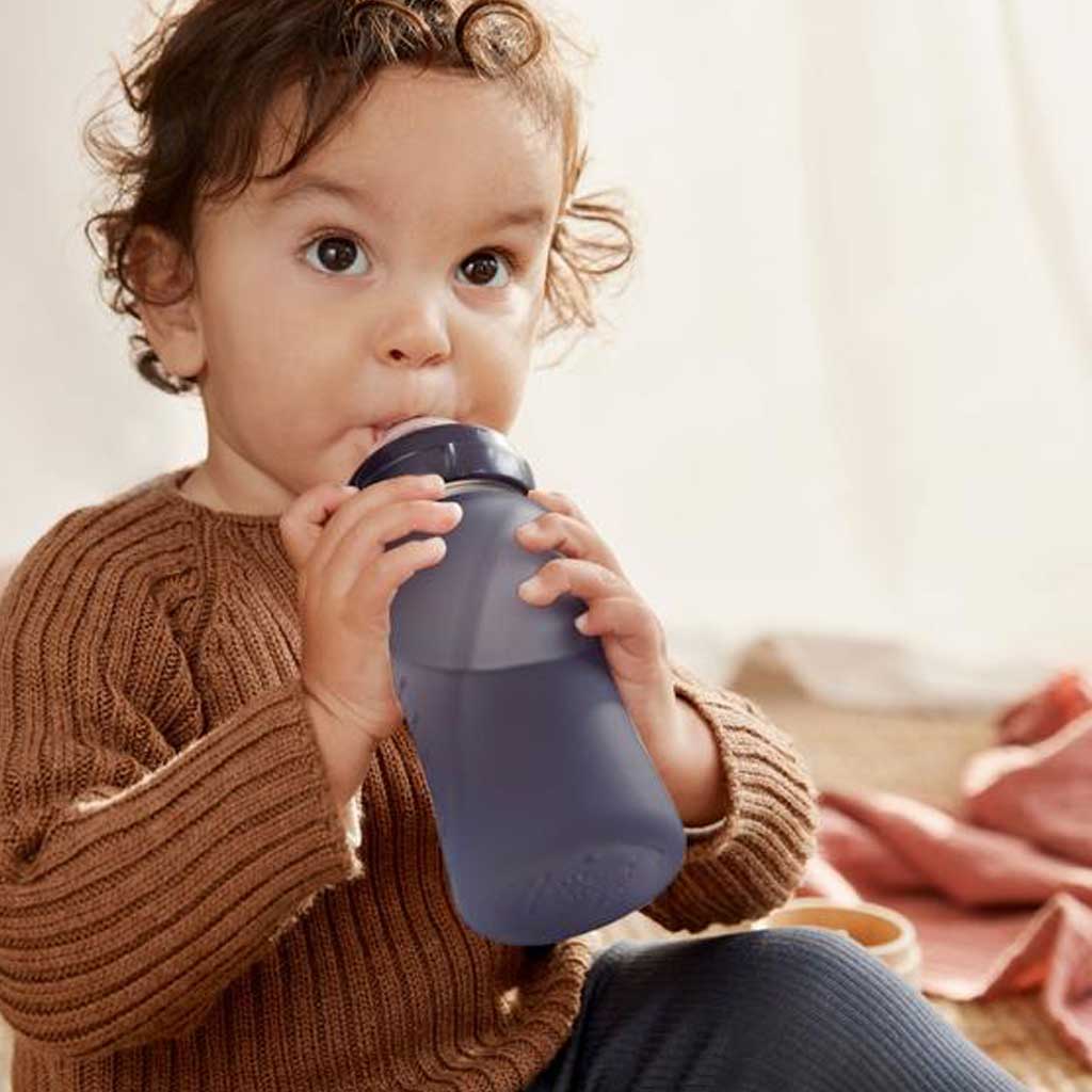 Everyday Baby Glass Bottles Babyflasche 240ml Blueberry