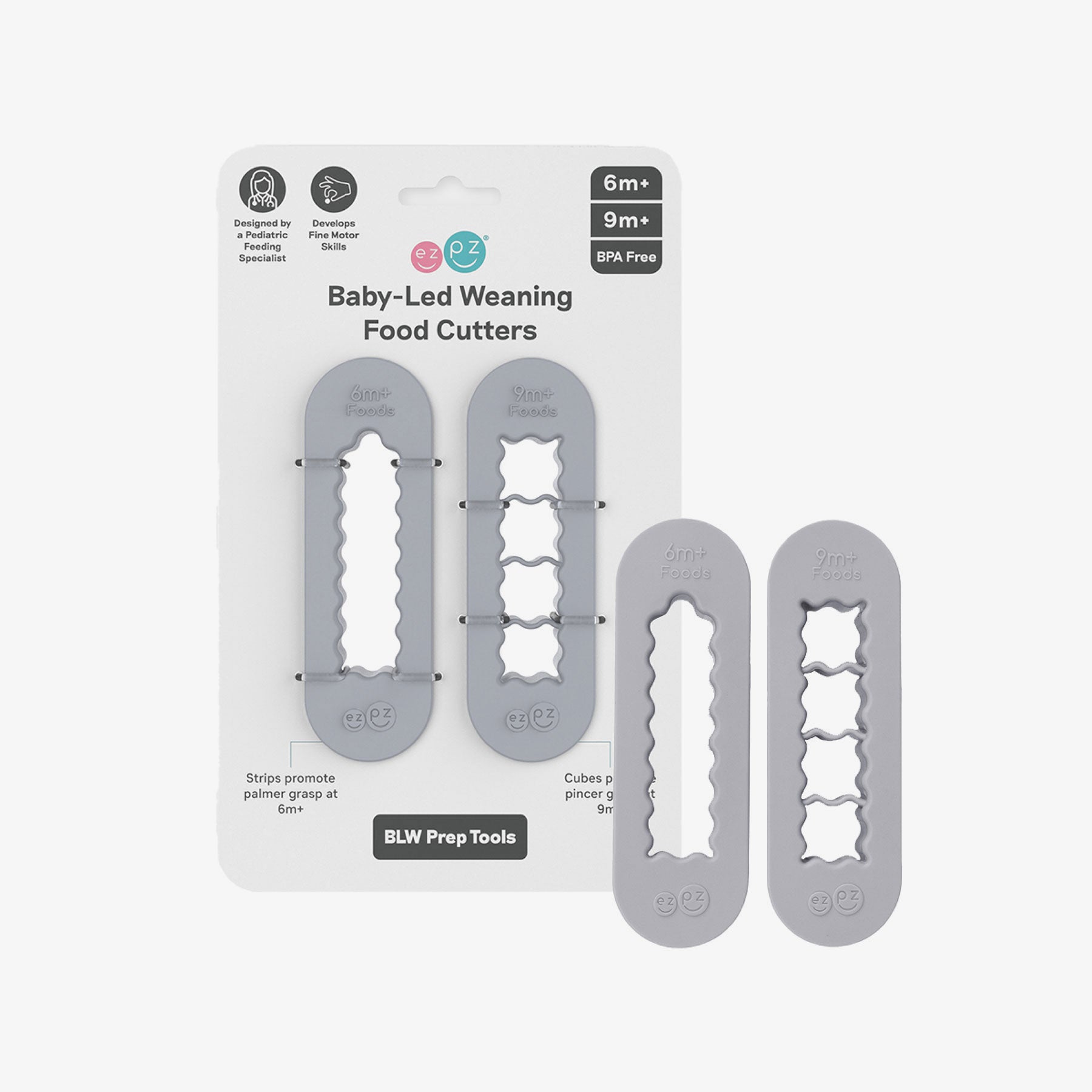 ezpz Baby-Led Weaning Food Cutters Schneider 5er Sage