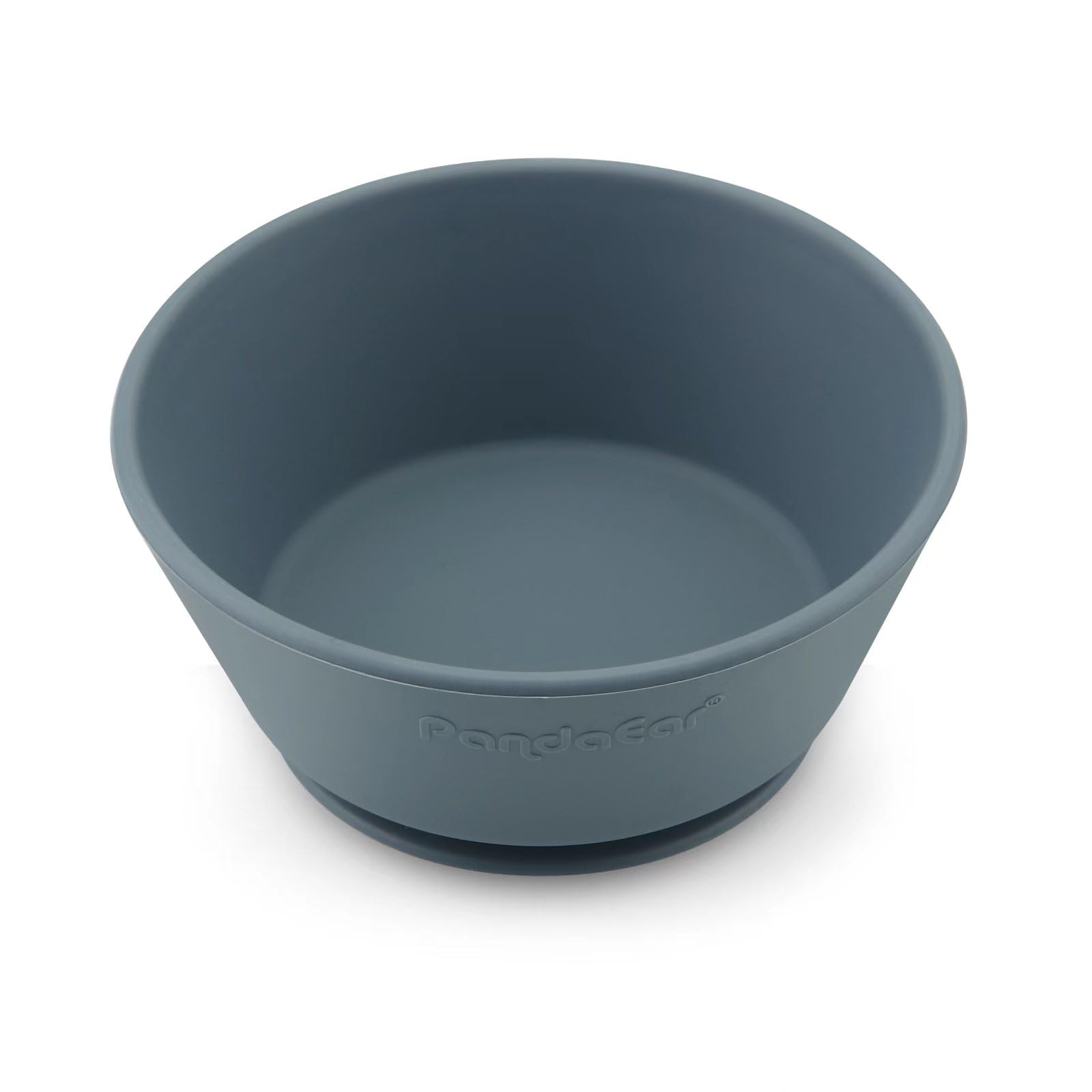 PandaEar Bowl Saugschüssel Silikon 3er Blau/Grau saugfest