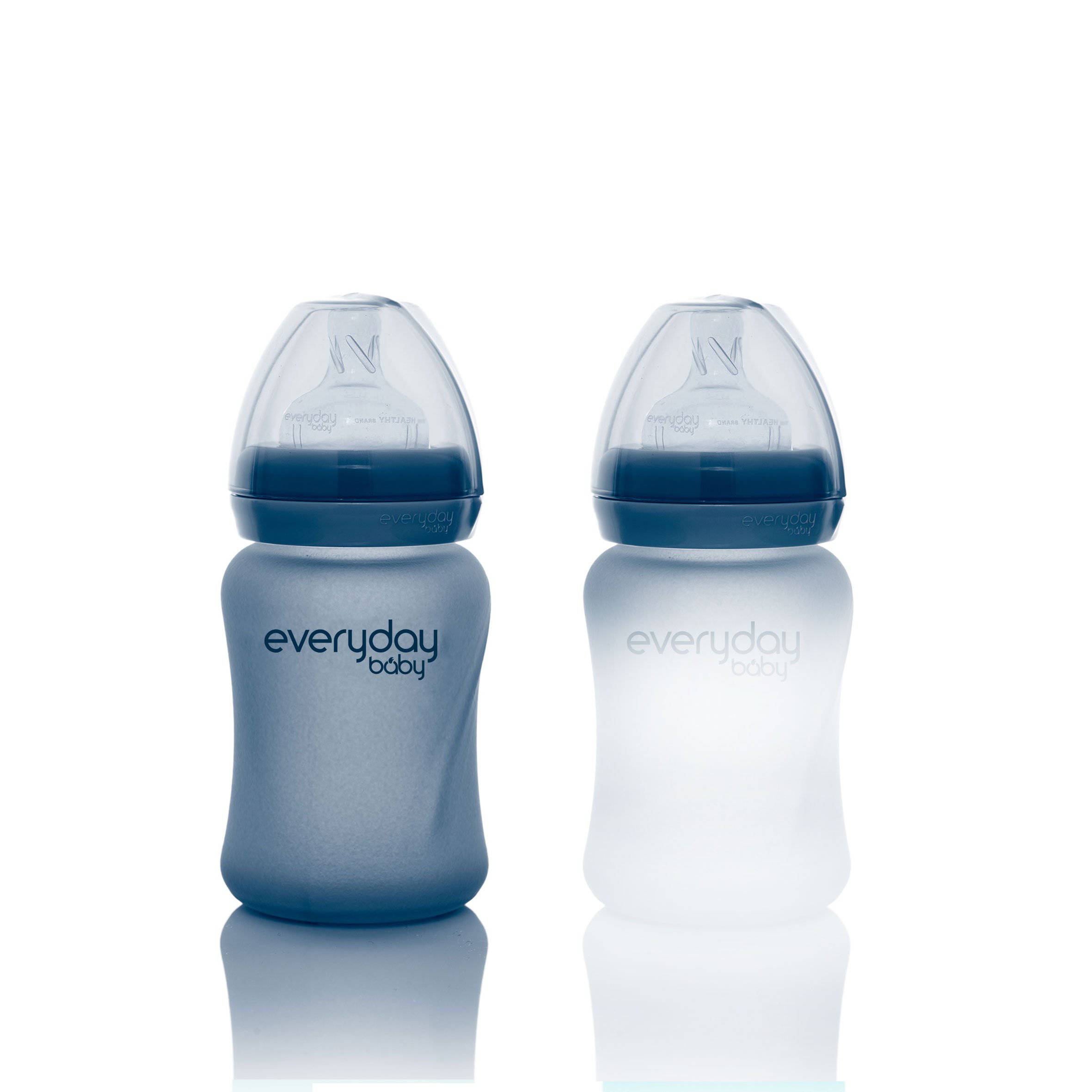 Everyday Baby Glass Bottles Glasflasche 150 ml Blueberry Temperatur