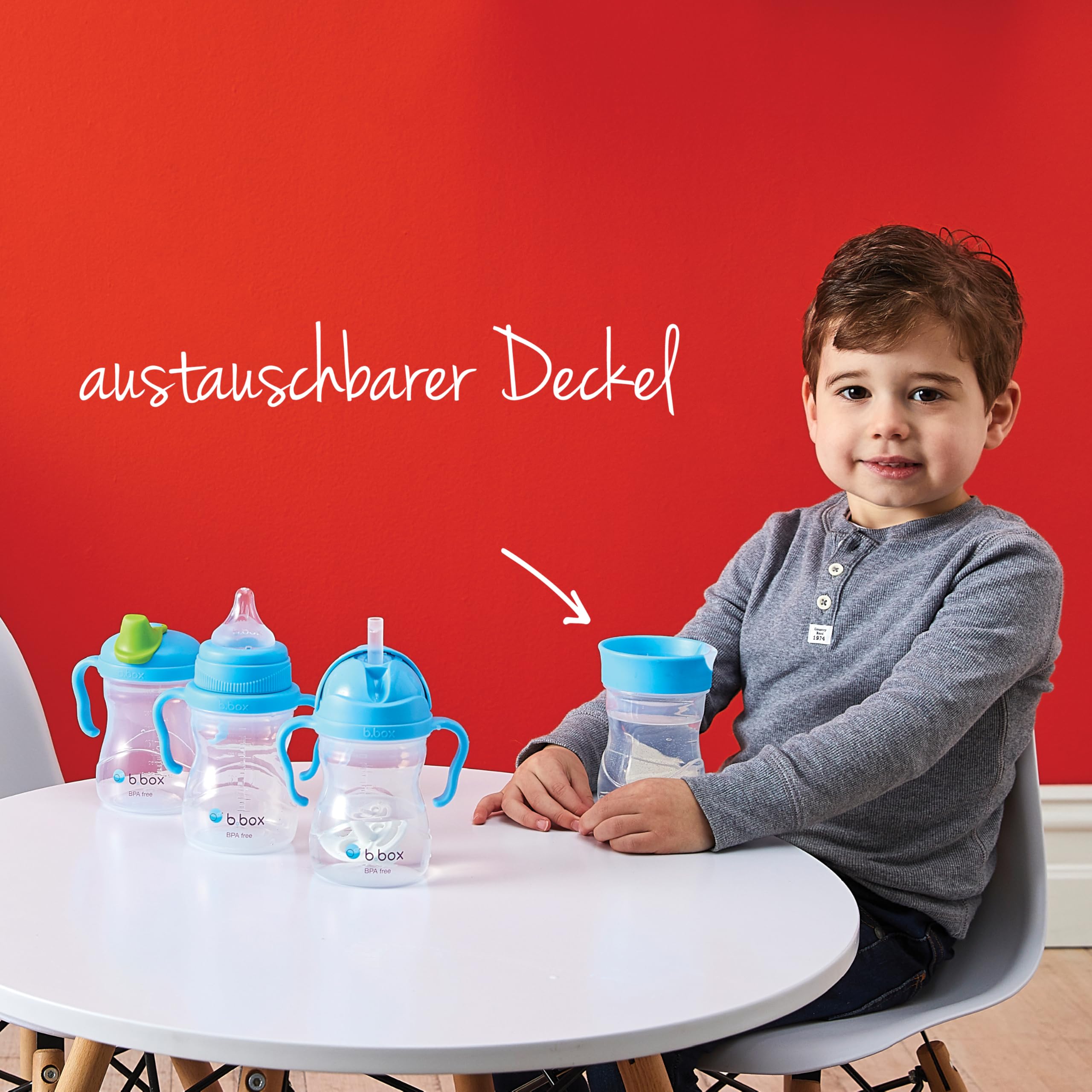 b.box Sippy cups Schnabeltasse 240 ml Trinklernbecher auslaufsicher