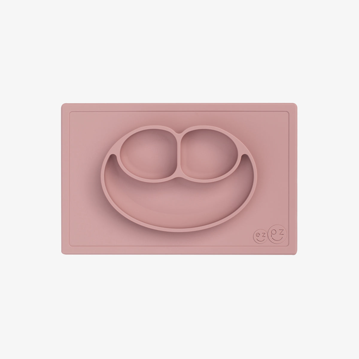 ezpz Happy Mat Silikonteller Blush saugfest