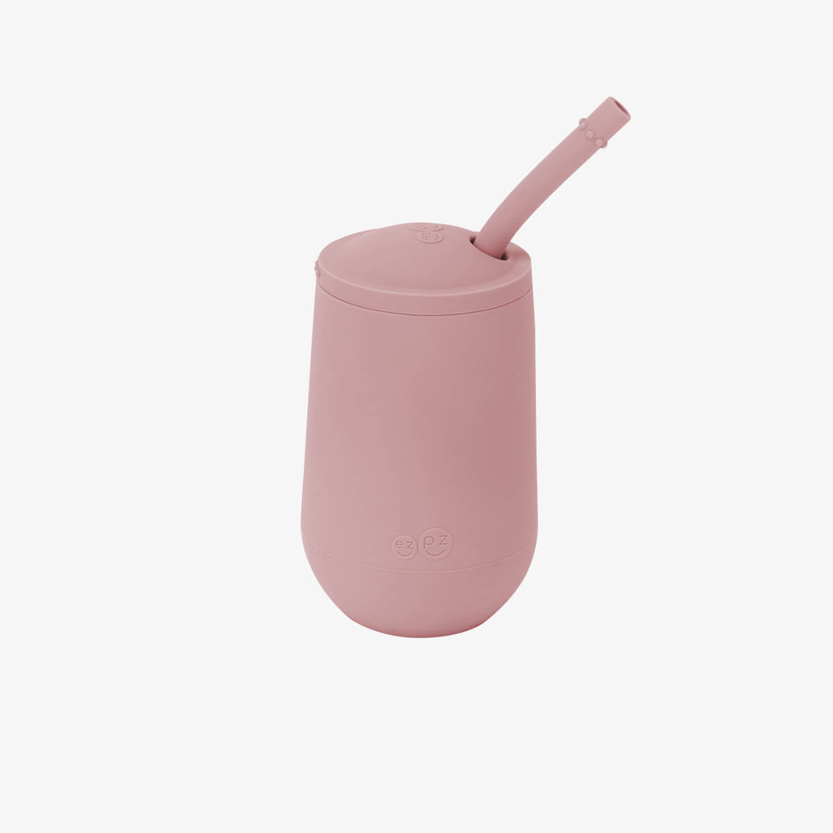 ezpz Happy Cup Straw System Trinkbecher Pewter Silikon