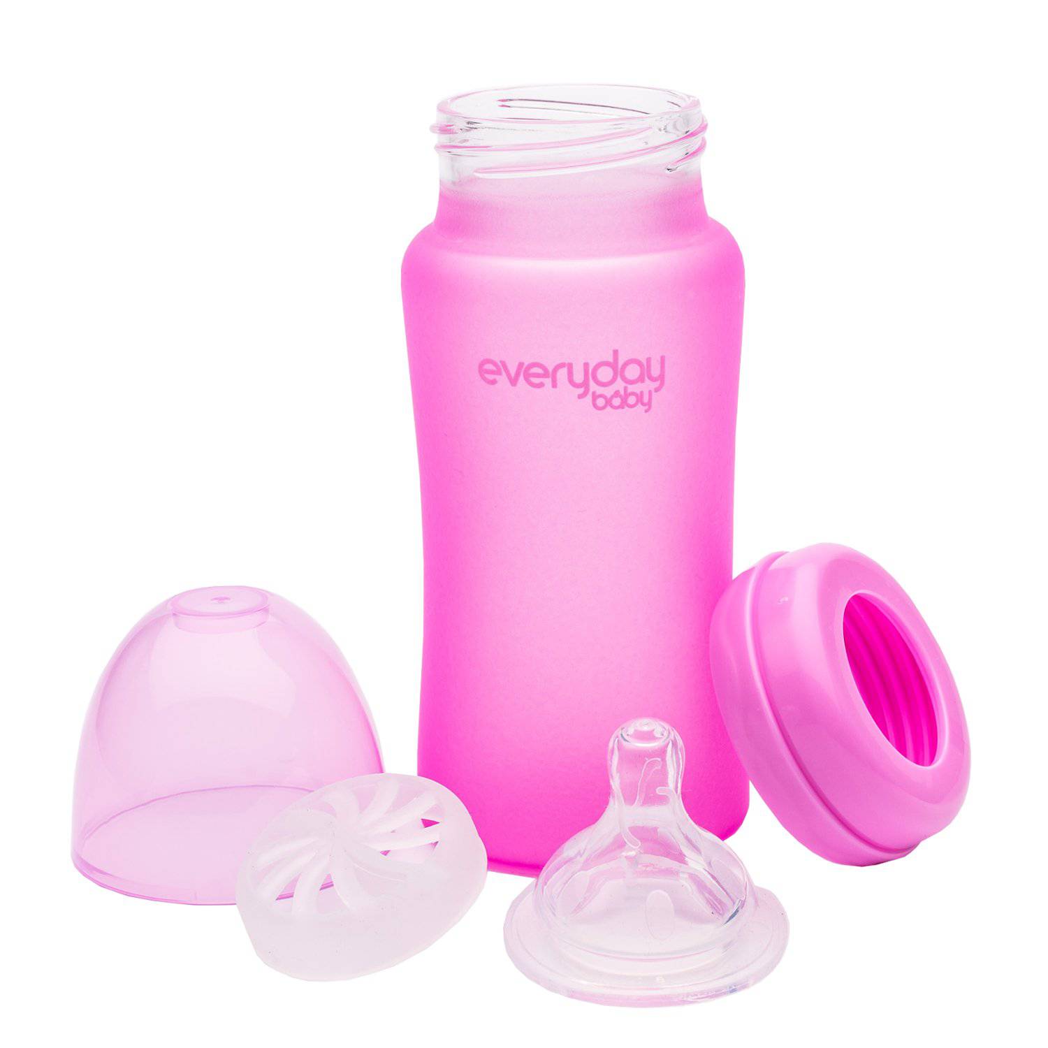 Everyday Baby Glass Bottles Babyflasche 240ml Blueberry