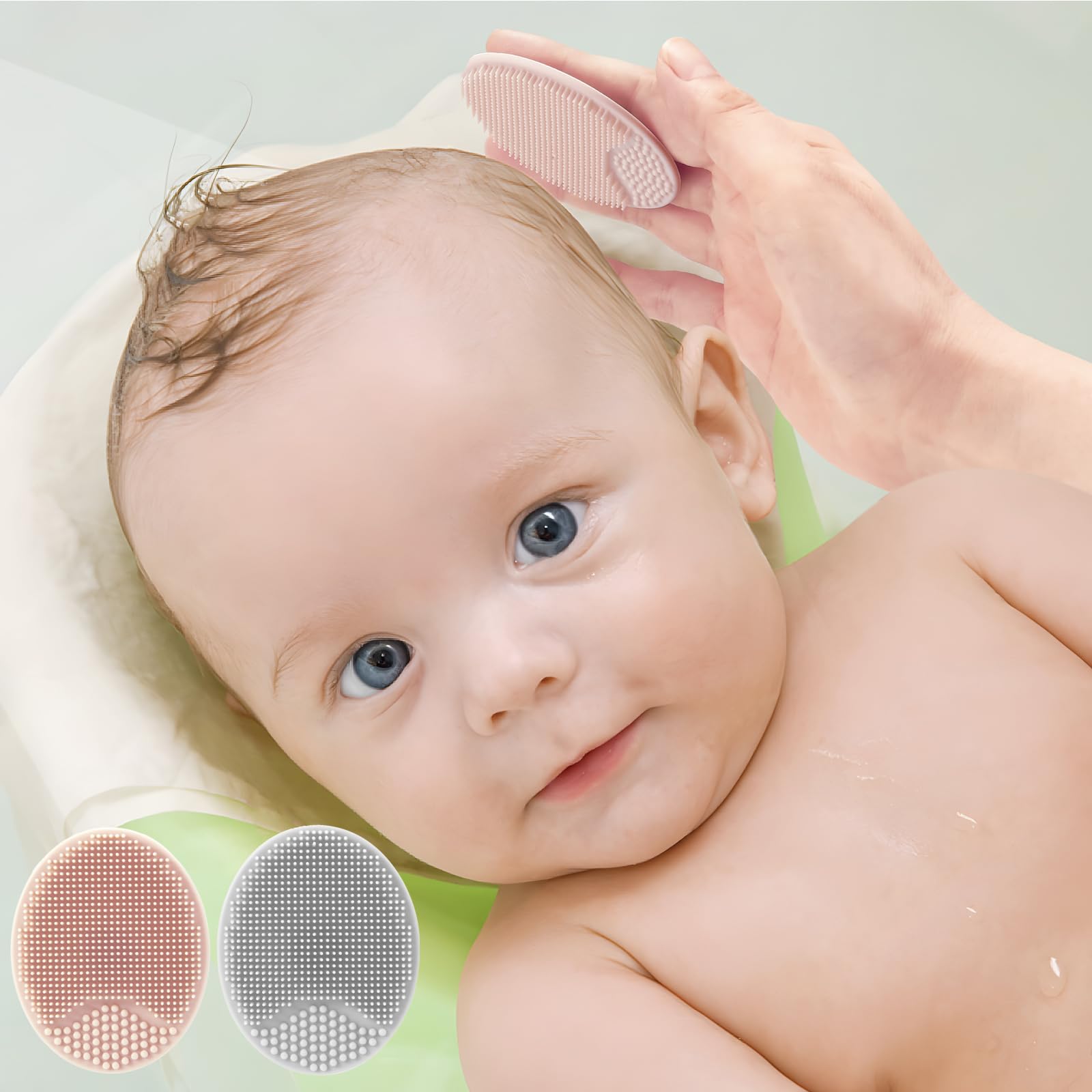 PandaEar Bath Rinse Cup Spülbecher Silikon Grau 700ml Set