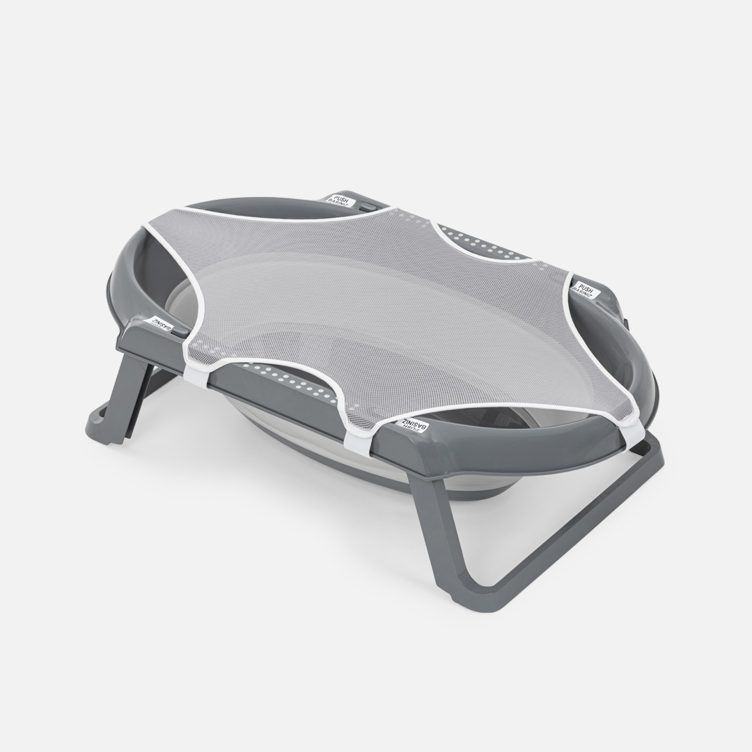 BabyJem Banyo Babybadewanne faltbar mit Netz