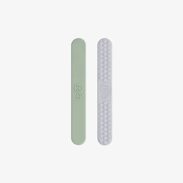 ezpz Pre-Feeding Zungenspatel Set Sage Pewter 5er Pack