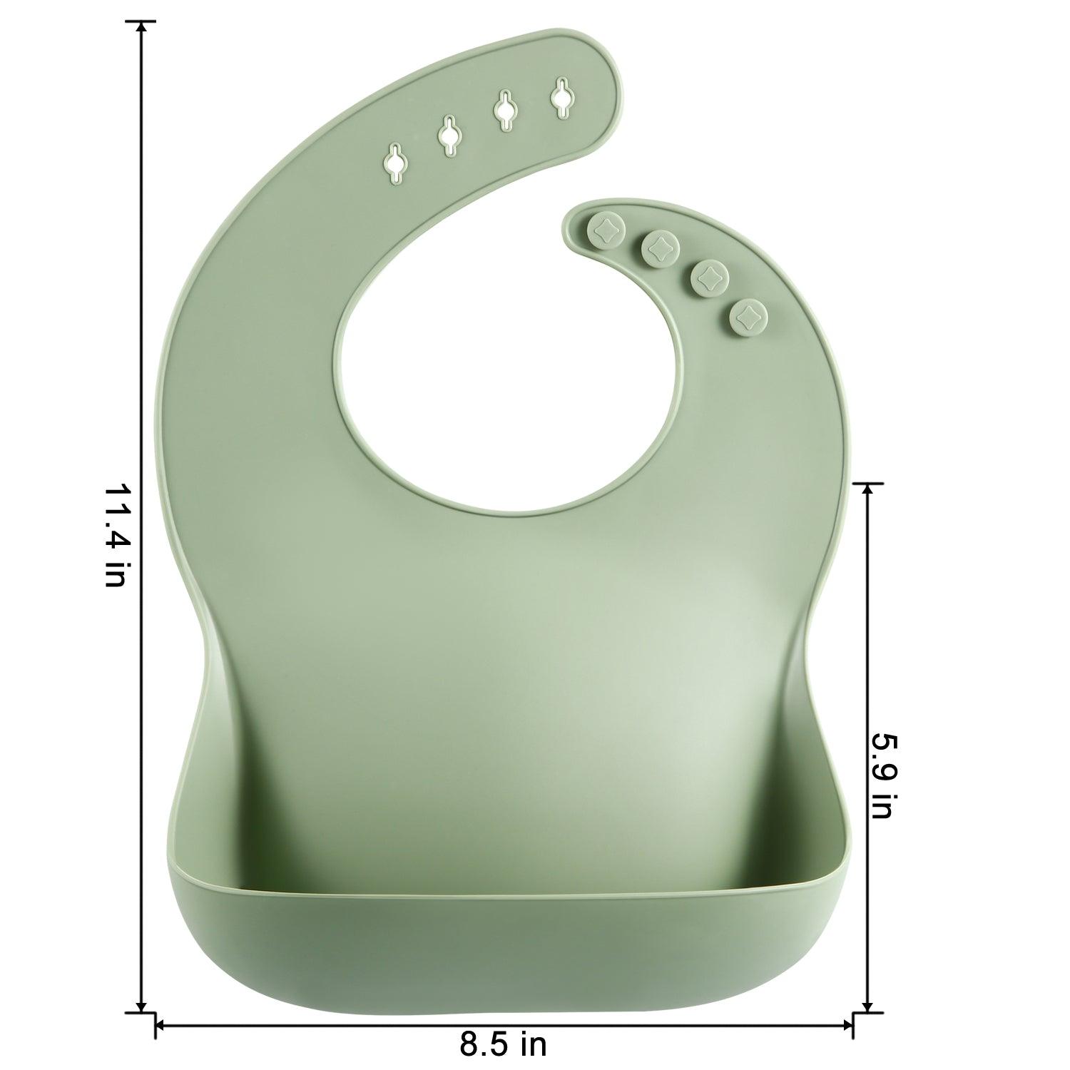 PandaEar Bibs Silikon Lätzchen 3er-Pack verstellbar