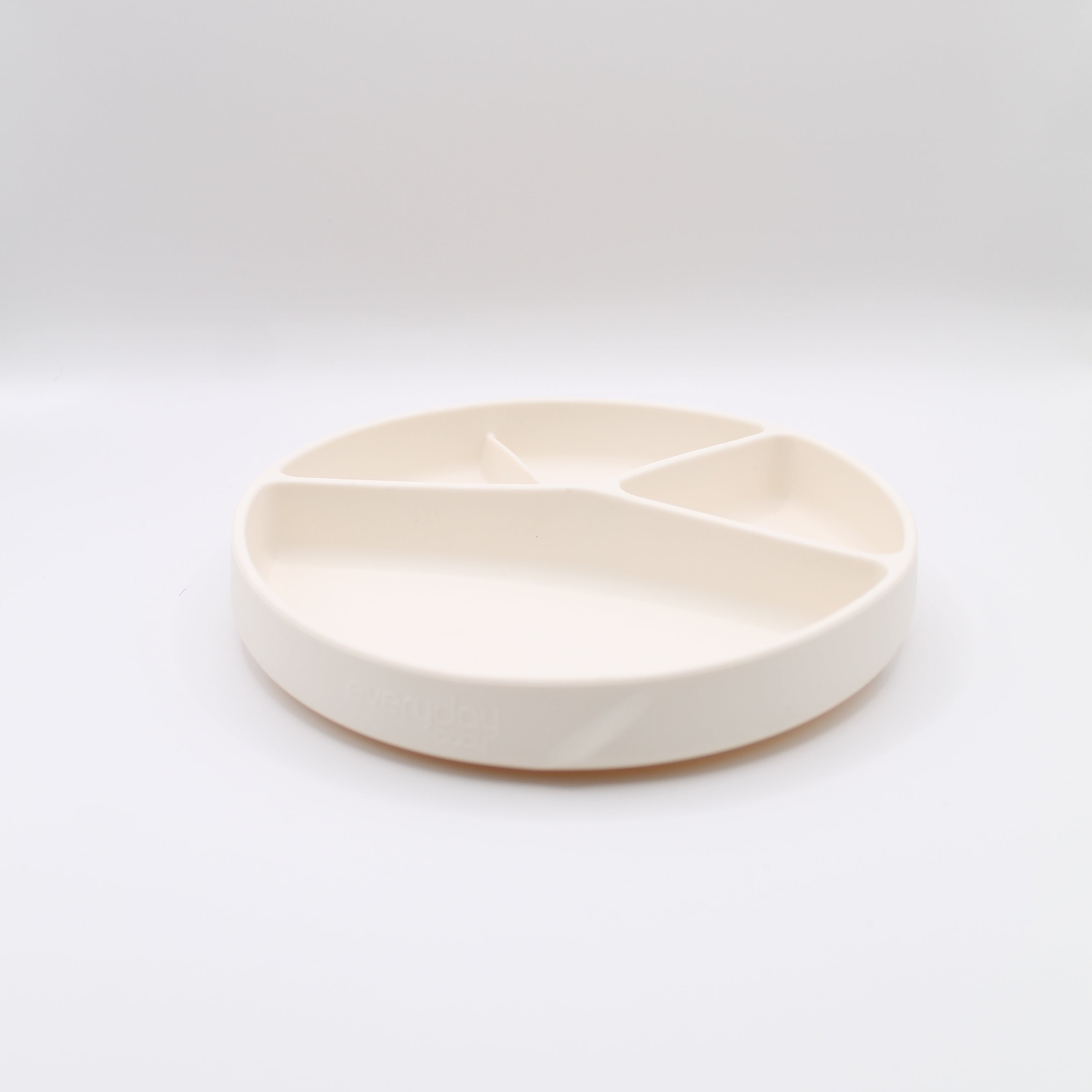 Everyday Baby Tableware Silikonteller Saugnapf Hellbeige