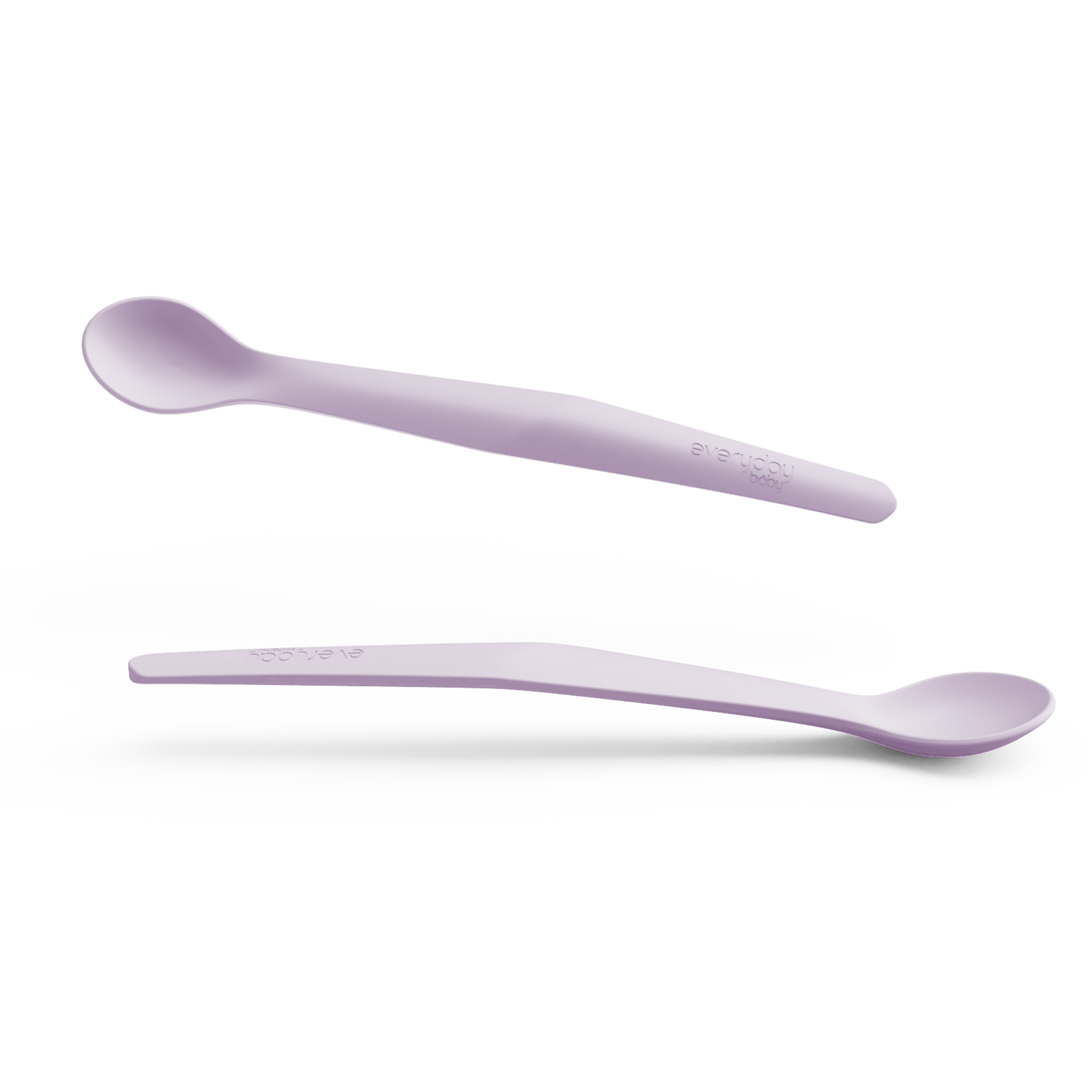 everyday baby Tableware Babylöffel Quiet Grey 2er-Pack Silikon
